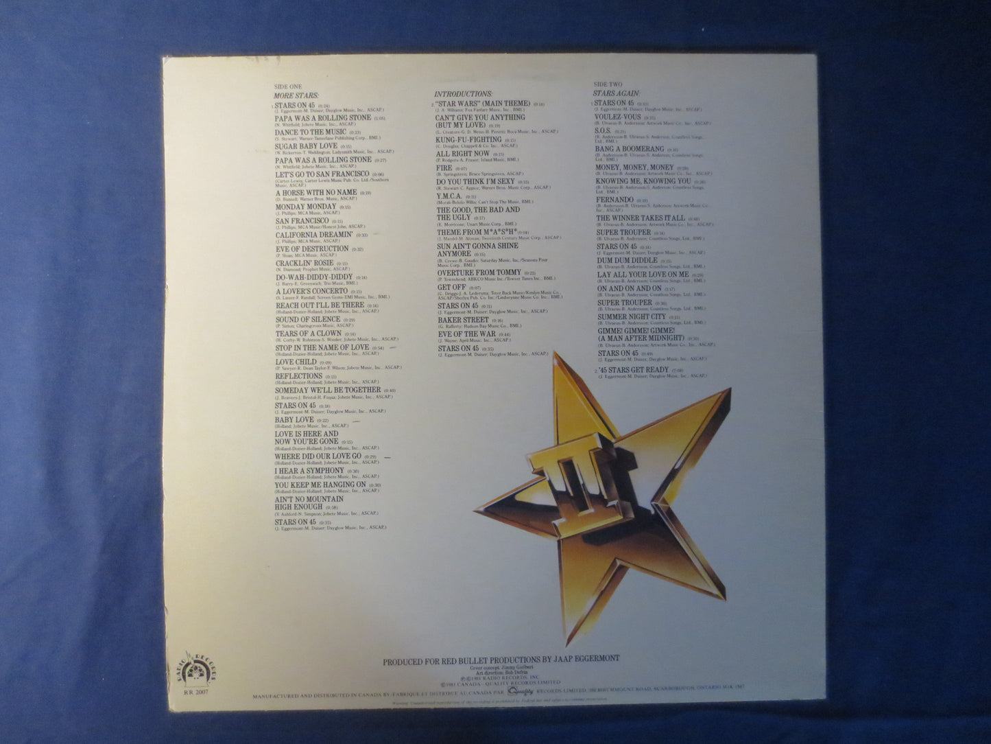 STARS on Long PLAY II, Vintage Vinyl, Pop Record, Pop Vinyl, Record Vinyl, Record, Vinyl Record, Vinyl Album, 1981 Records