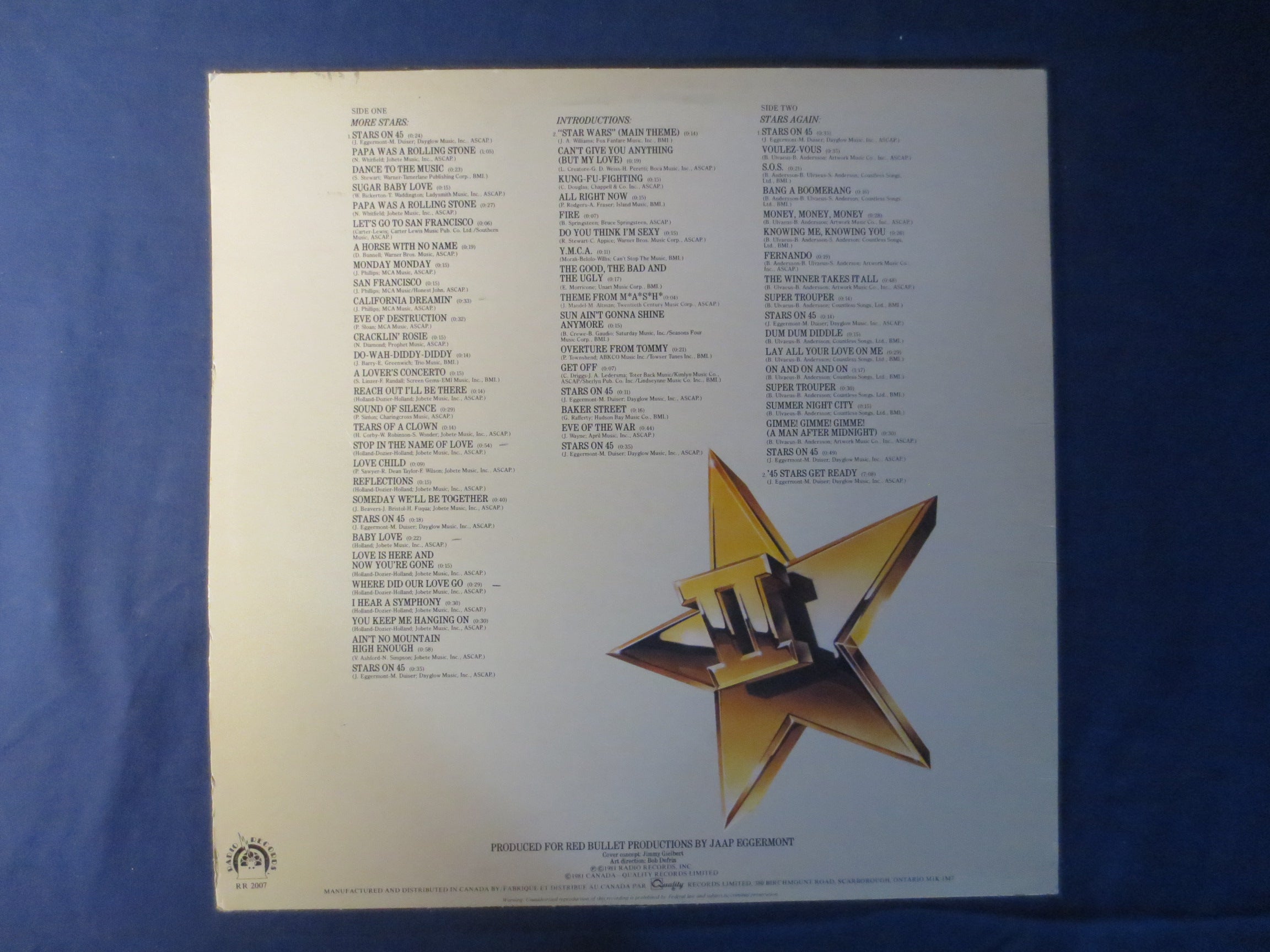 Stars on 45 – Stars on Long Play II (1981) Vinyl LP