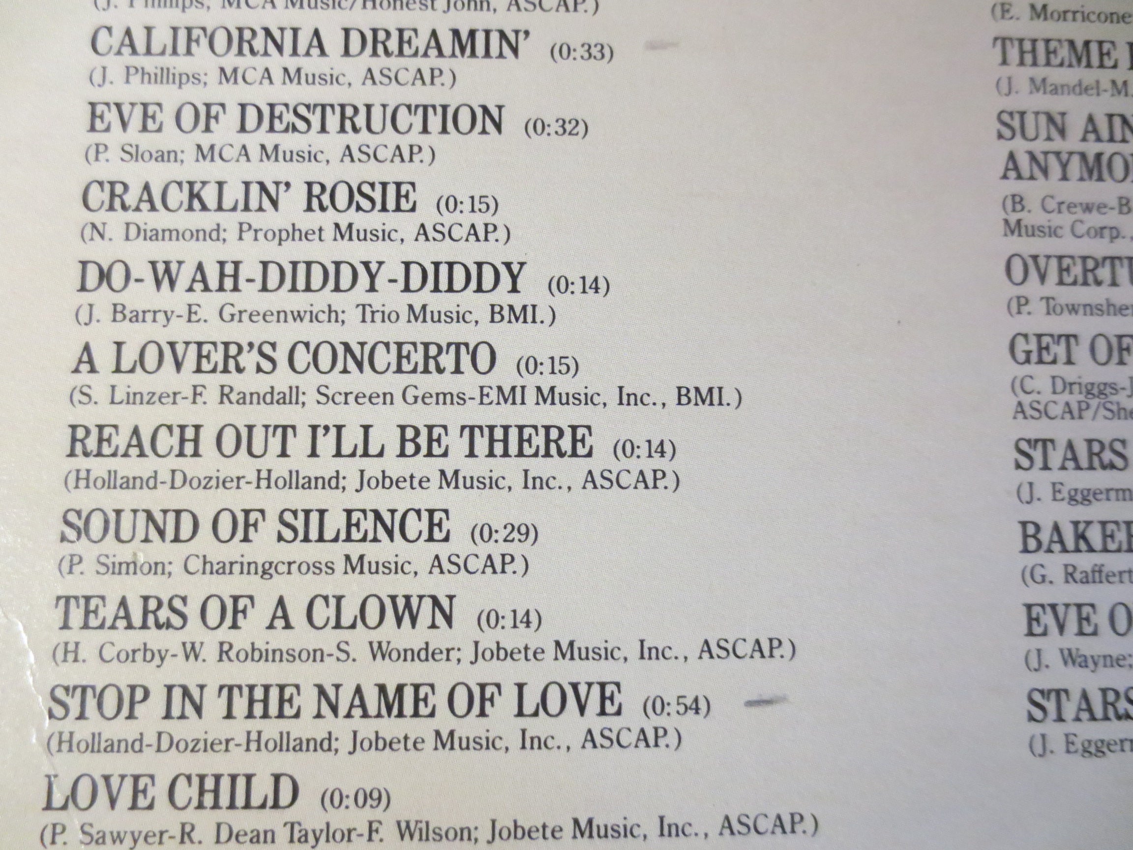 Stars on 45 – Stars on Long Play II (1981) Vinyl LP