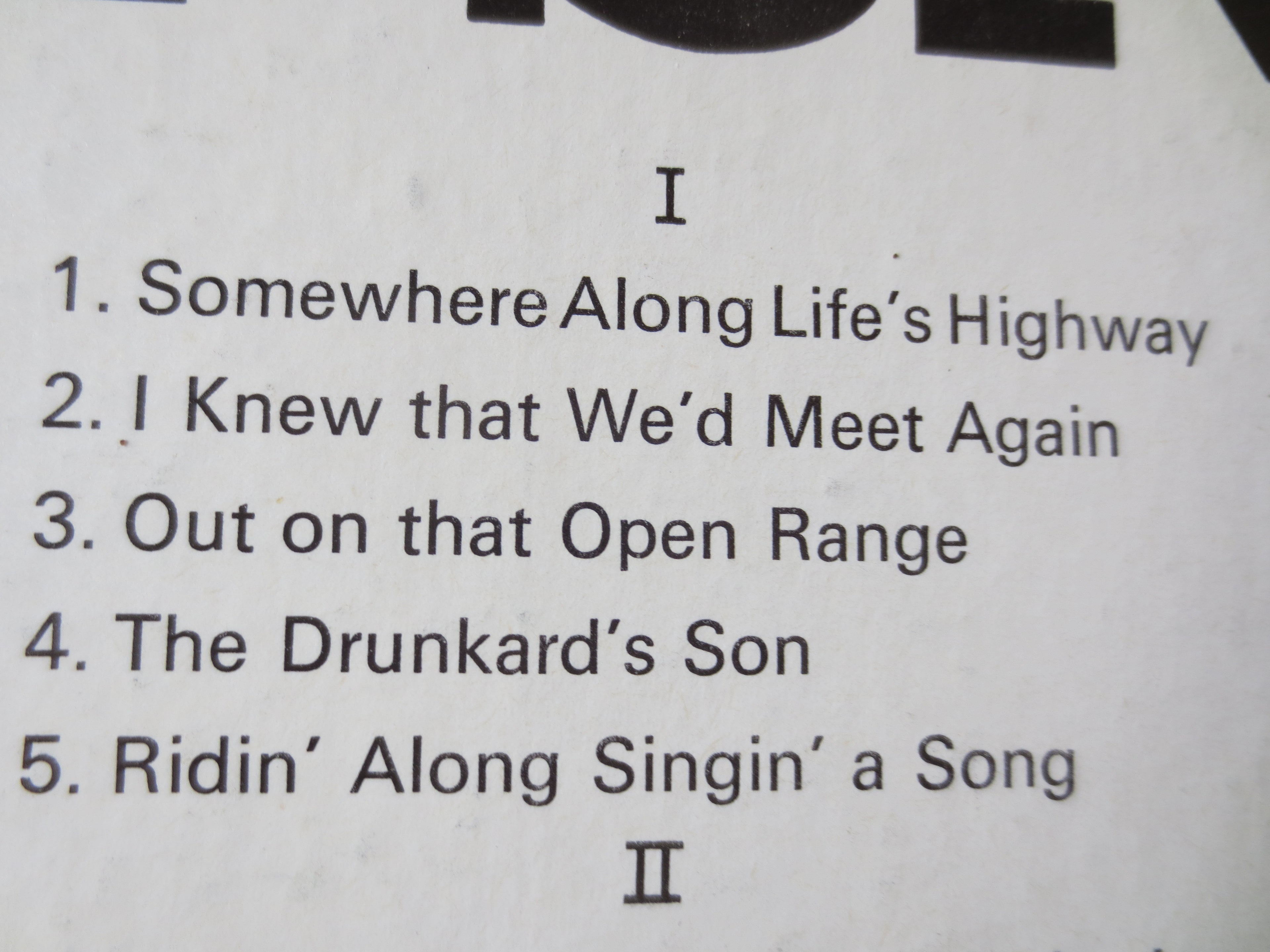 Hank Snow – Somewhere Along Life’s Highway (1967) Vinyl LP