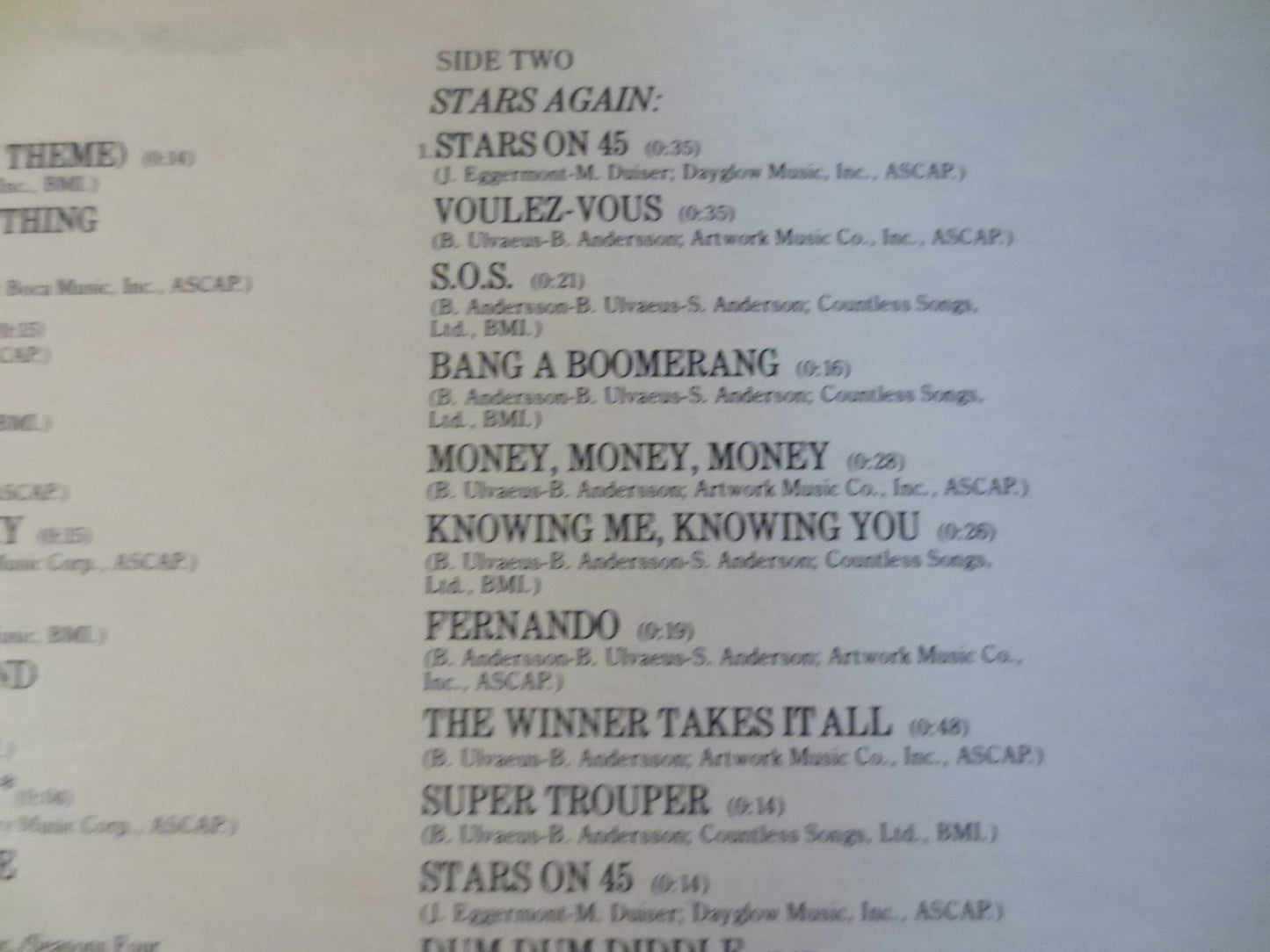 STARS on Long PLAY II, Vintage Vinyl, Pop Record, Pop Vinyl, Record Vinyl, Record, Vinyl Record, Vinyl Album, 1981 Records