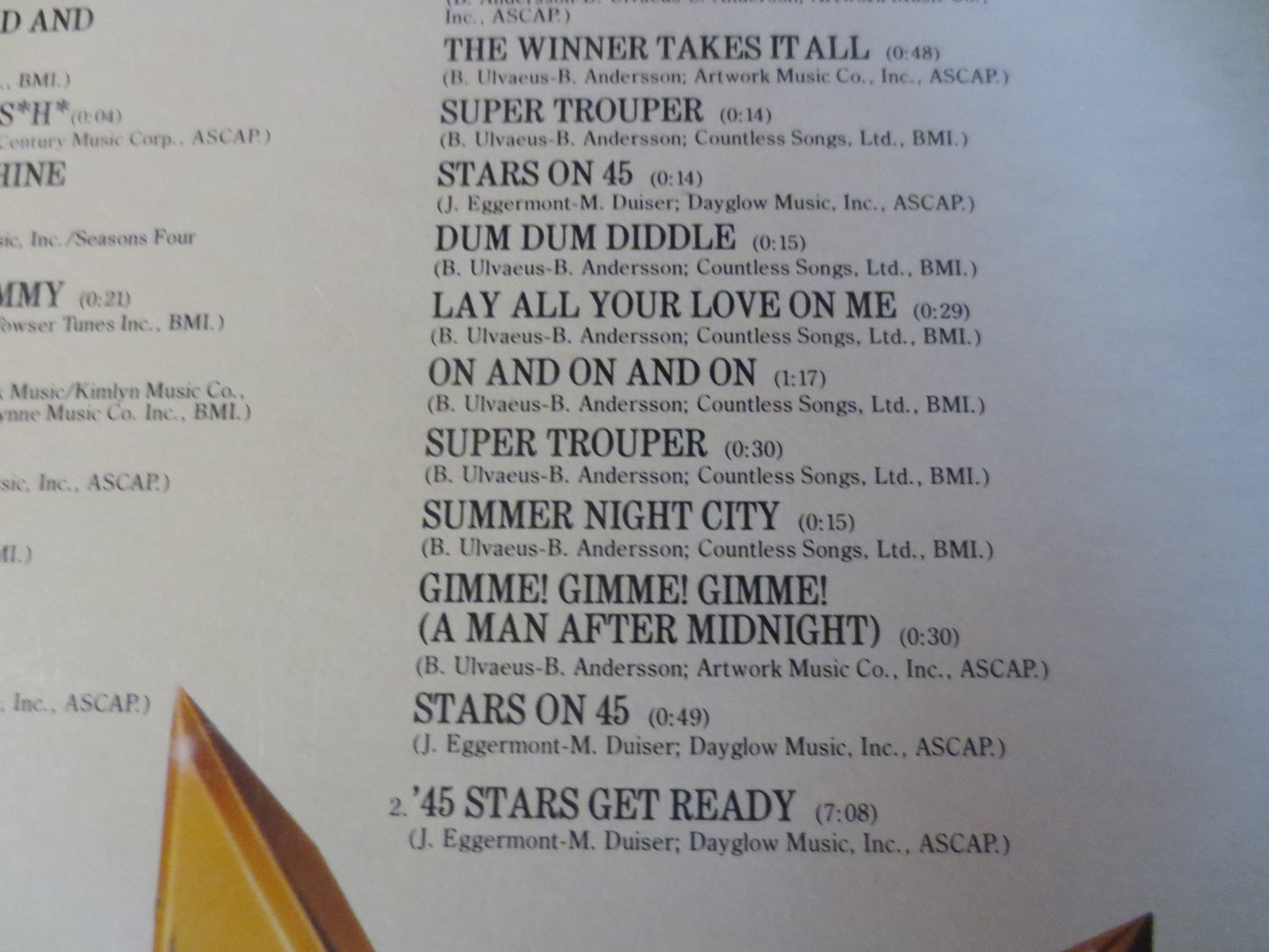 STARS on Long PLAY II, Vintage Vinyl, Pop Record, Pop Vinyl, Record Vinyl, Record, Vinyl Record, Vinyl Album, 1981 Records