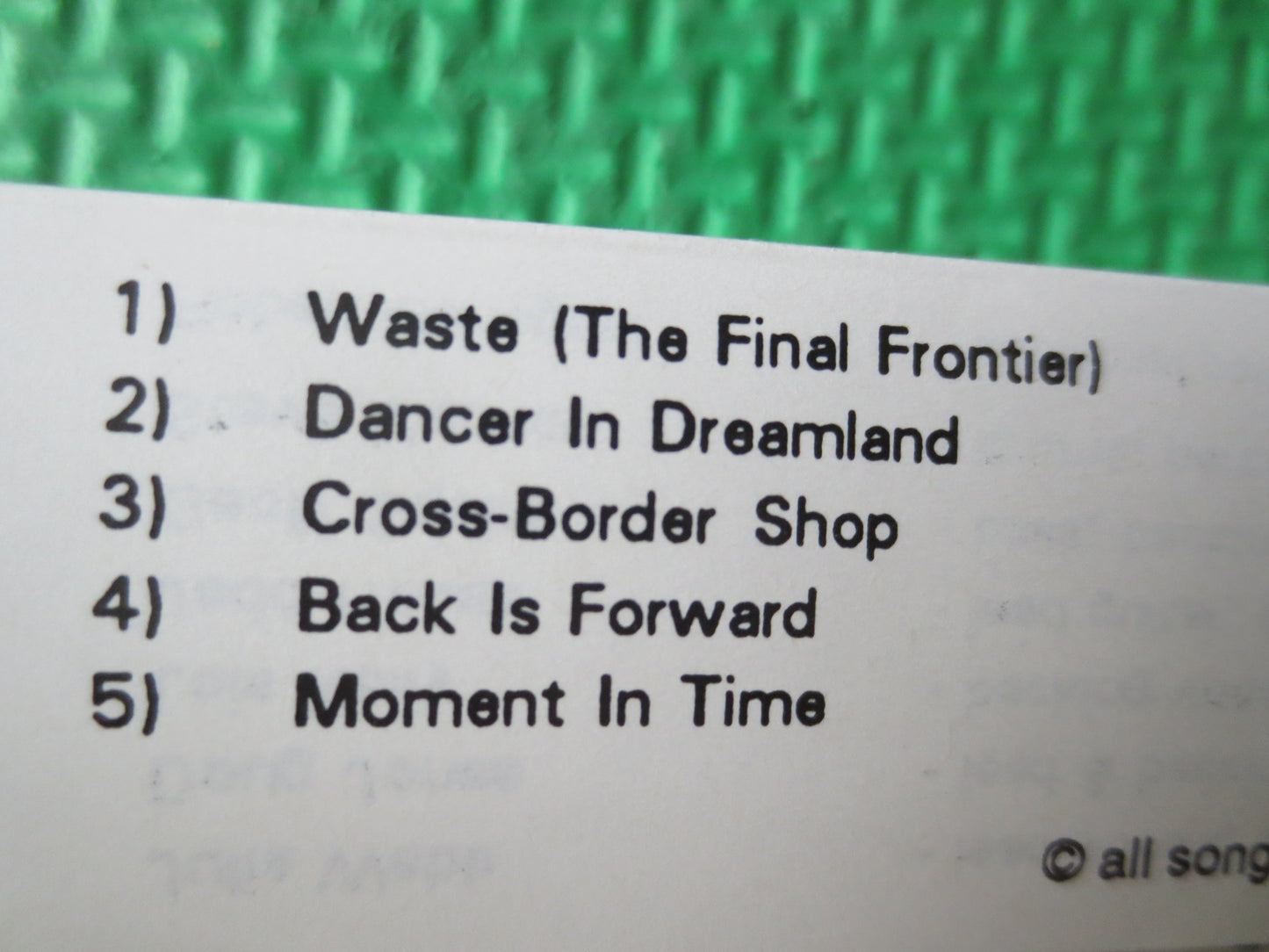 WHITE PICKET FRENZY, Norman Picks Five, Alternative Rock, Tape Cassette, Classic Rock Tapes, Rock Cassette, Cassette Music