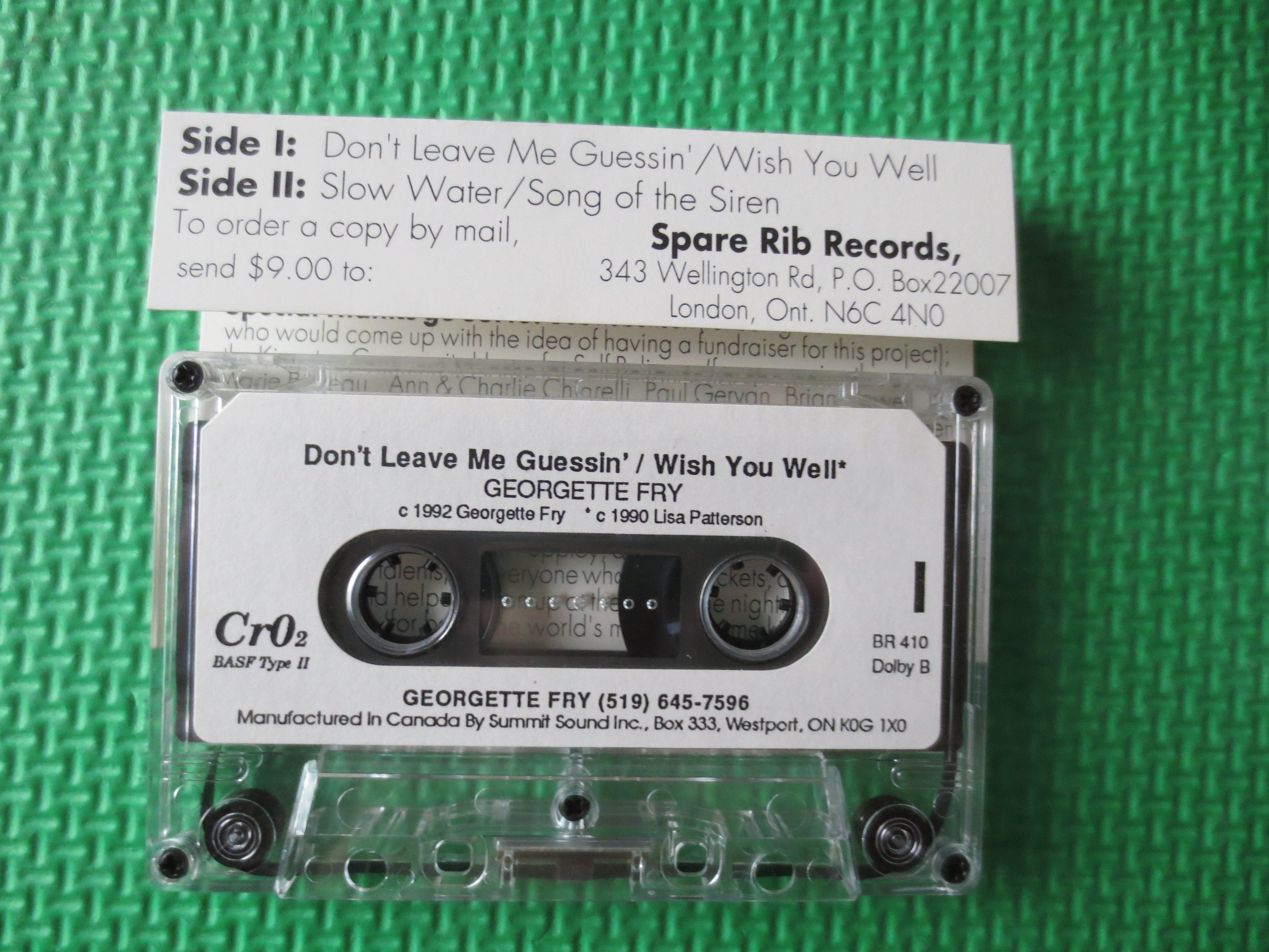 Georgette Fry – Ankle Deep (1992) Cassette