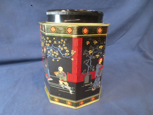 Vintage Tin CAN, Tin Box, ASIAN Tin, Collectible Tin Box, Tea Tin Box, Metal Box, Metal Can, Advertising Can, Tin Tea Box, Vintage Tin