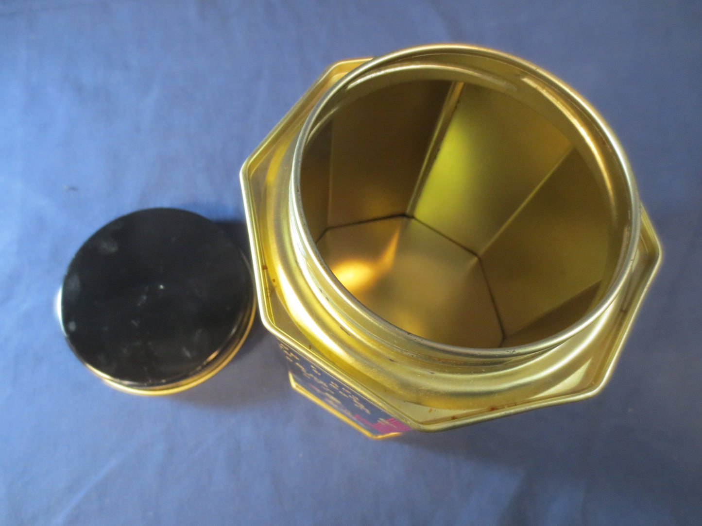 Vintage Tin CAN, Tin Box, ASIAN Tin, Collectible Tin Box, Tea Tin Box, Metal Box, Metal Can, Advertising Can, Tin Tea Box, Vintage Tin
