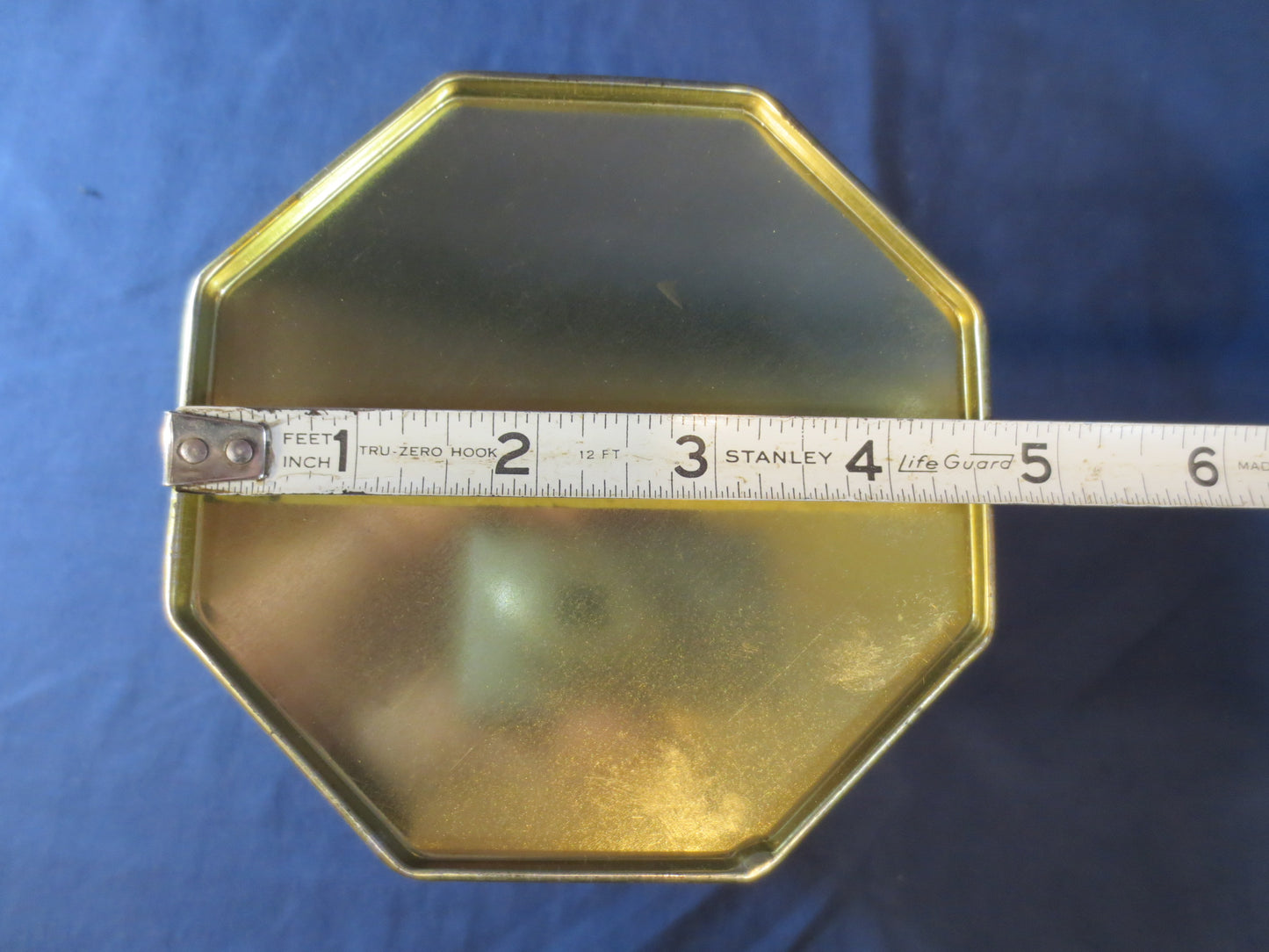 Vintage Tin CAN, Tin Box, ASIAN Tin, Collectible Tin Box, Tea Tin Box, Metal Box, Metal Can, Advertising Can, Tin Tea Box, Vintage Tin