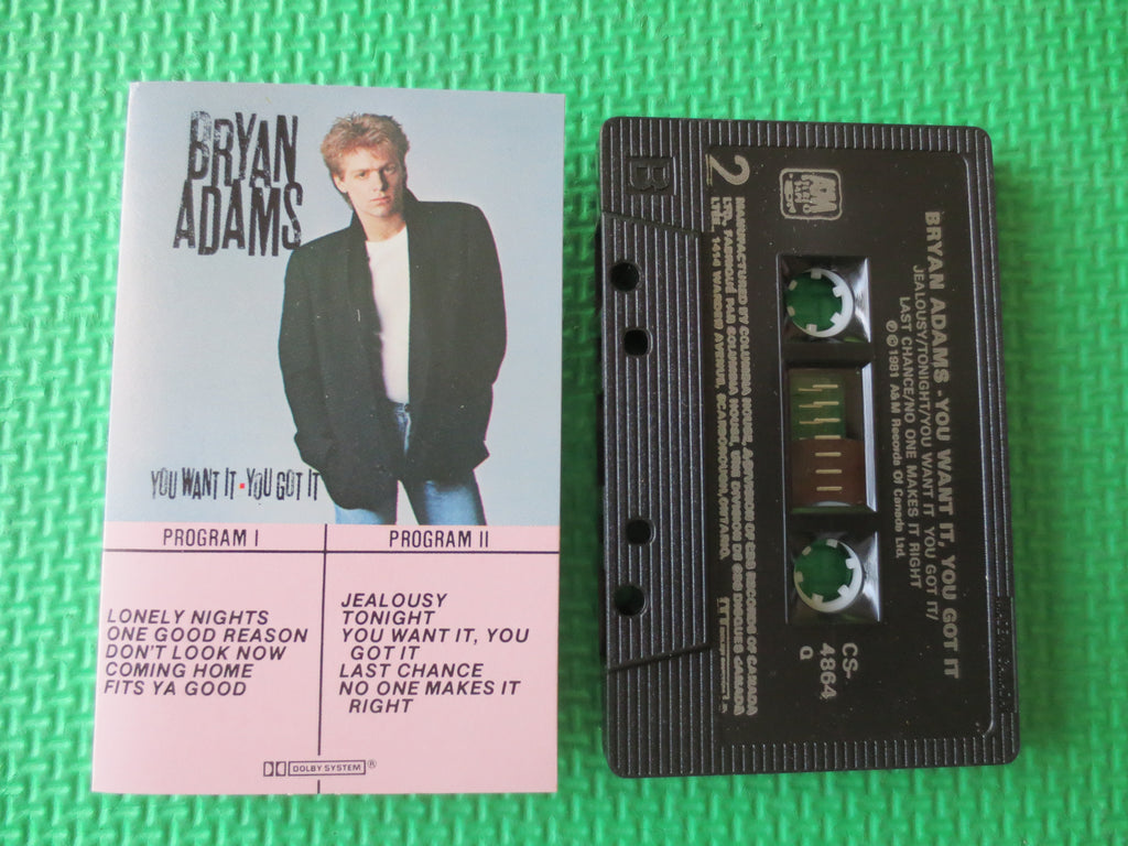 Bryan Adams – You Want It, You Got It (1981) Cassette