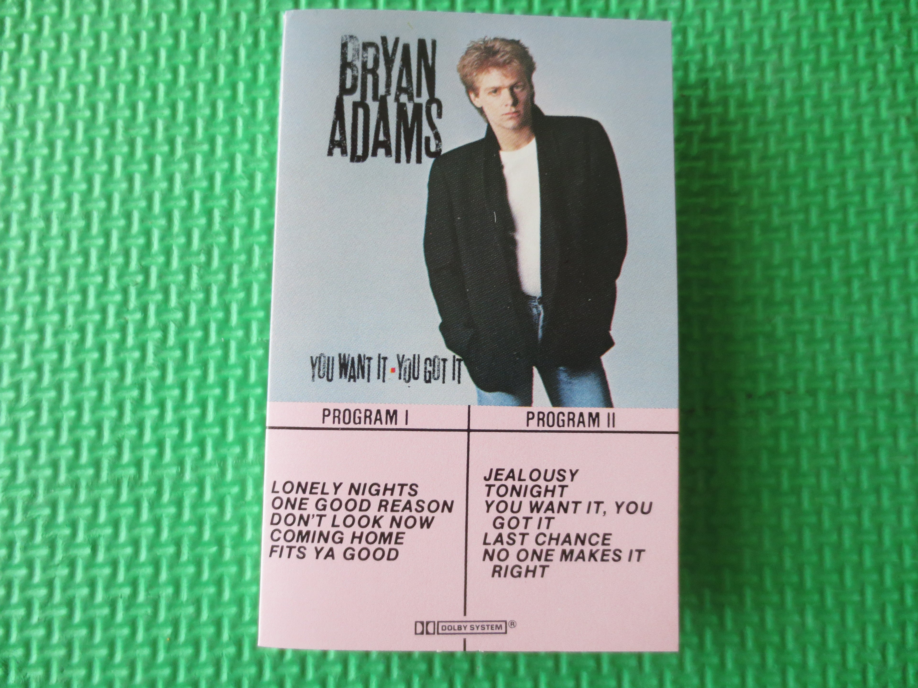 Bryan Adams – You Want It, You Got It (1981) Cassette