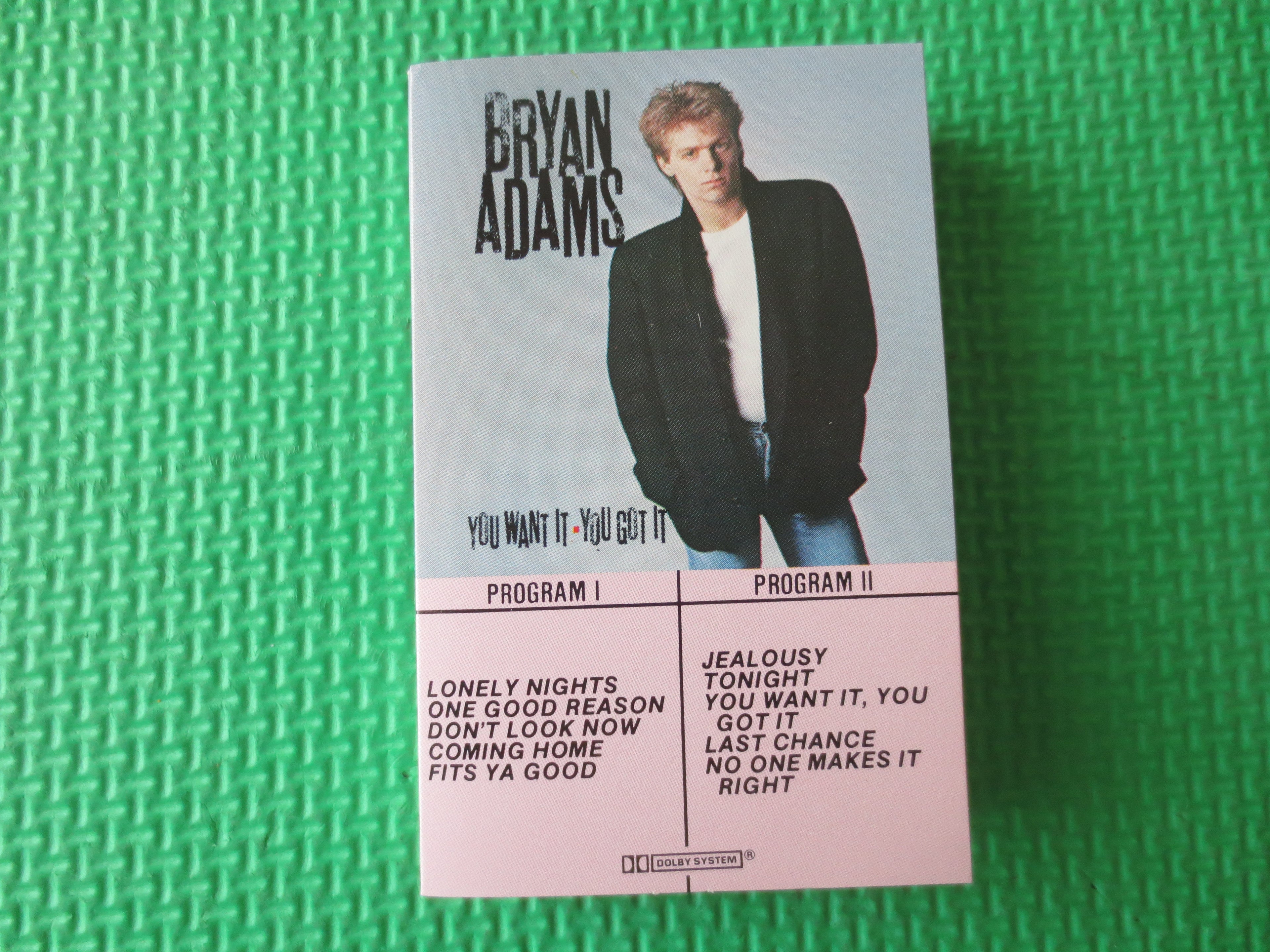 Bryan Adams – You Want It, You Got It (1981) Cassette