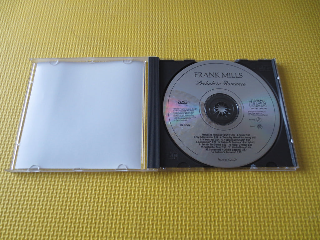 FRANK MILLS, Prelude to Romance, 1990 Compact Disc, Vintage Cd