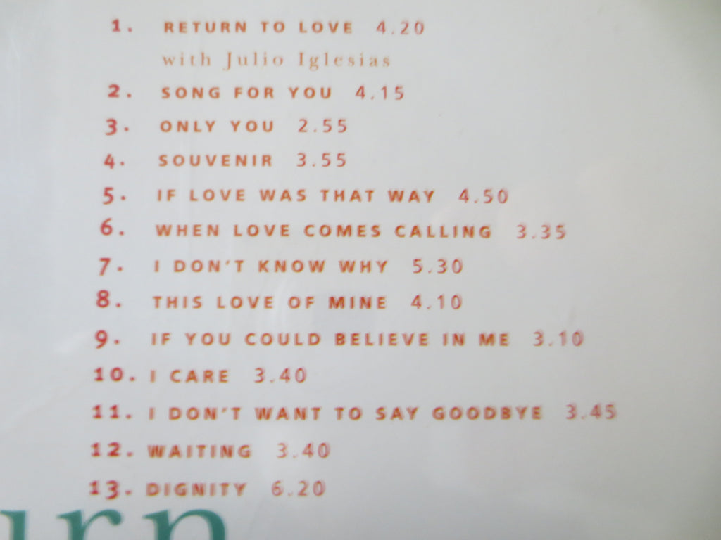 NANA MOUSKOURI, Return to Love, Classical Music, 1997 Compact Disc, Vintage Cd