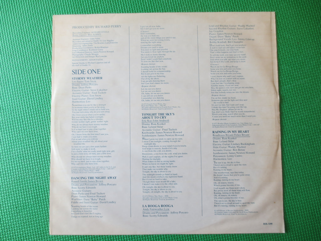 Leo Sayer – Leo Sayer (1978) Vinyl LP