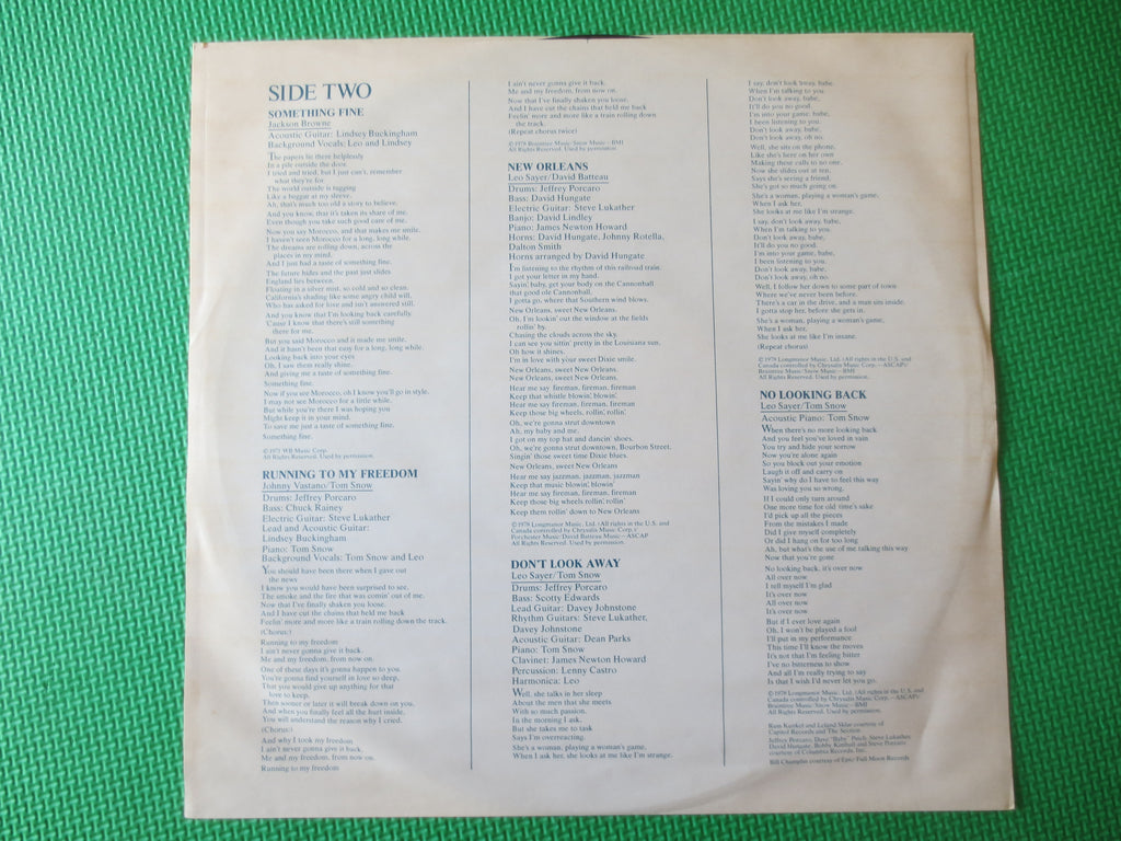 Leo Sayer – Leo Sayer (1978) Vinyl LP