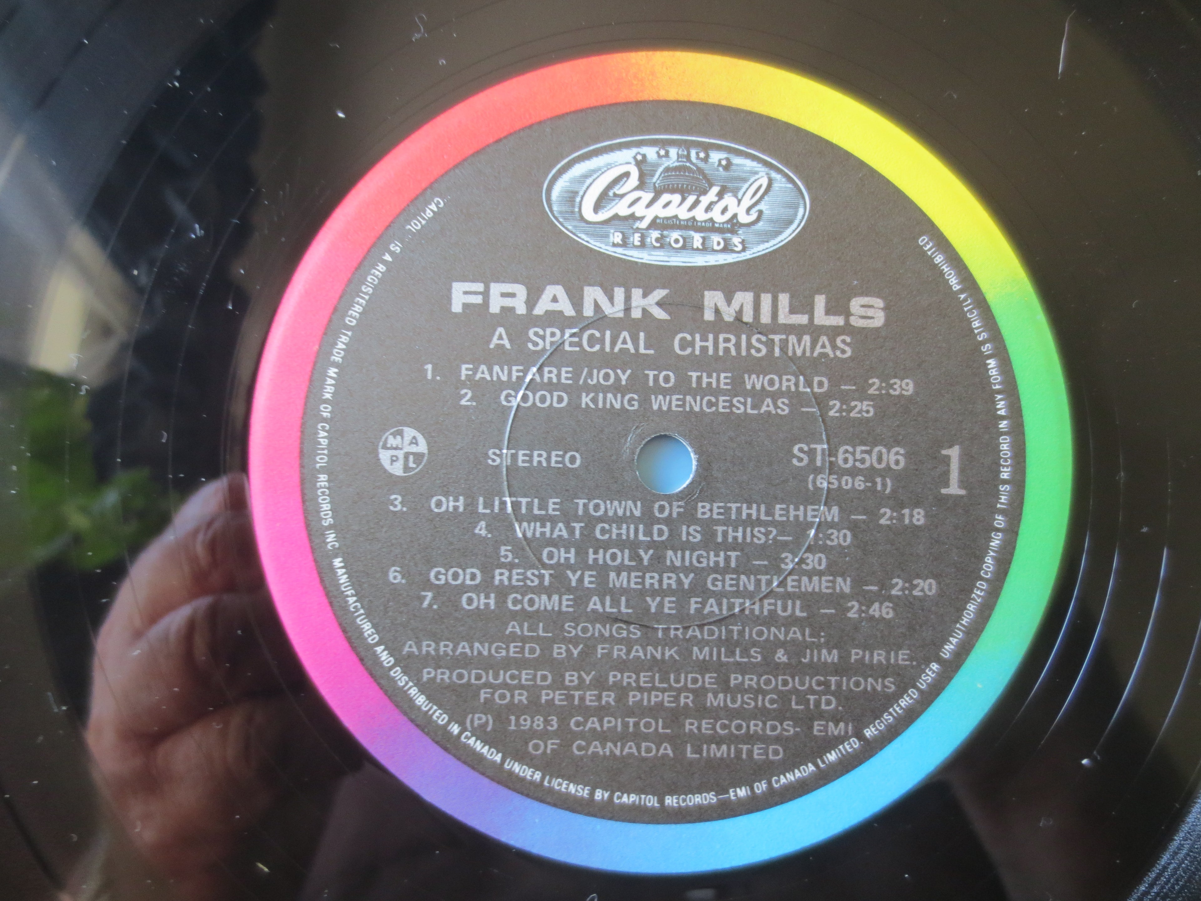 Frank Mills – A Special Christmas (1983) Vinyl LP