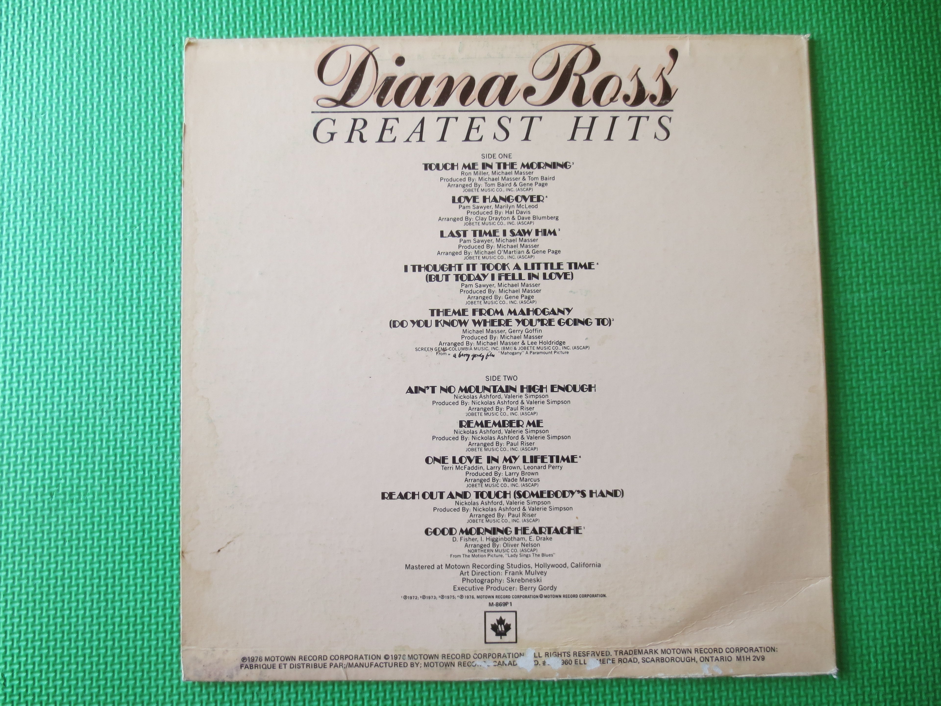 Diana Ross – Greatest Hits (1976) [Vinyl LP]