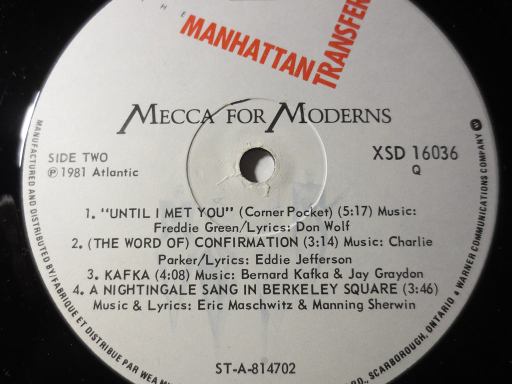 The Manhattan Transfer – Mecca for Moderns (1981) Vinyl LP