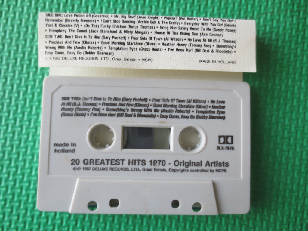 20 Greatest Hits from 1970 (1987) Cassette
