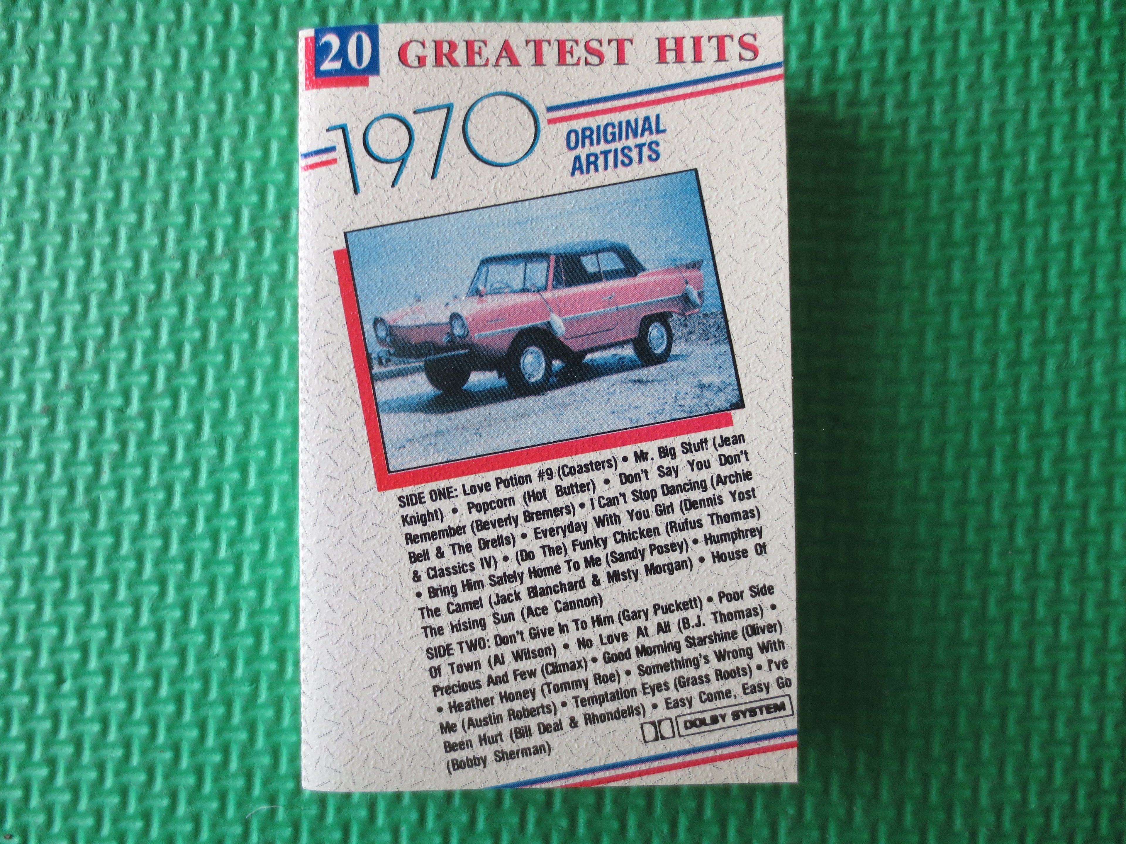 20 Greatest Hits from 1970 (1987) Cassette