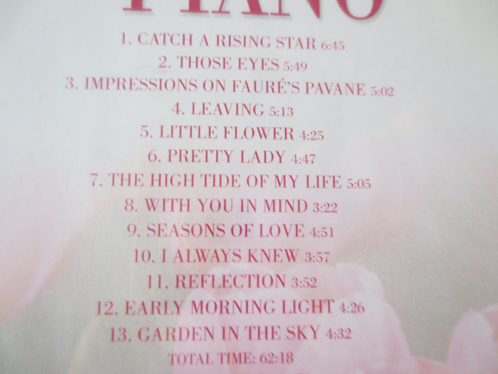 ROMANTIC PIANO, Jim Roberts, 2000 Compact Disc, Vintage Cd