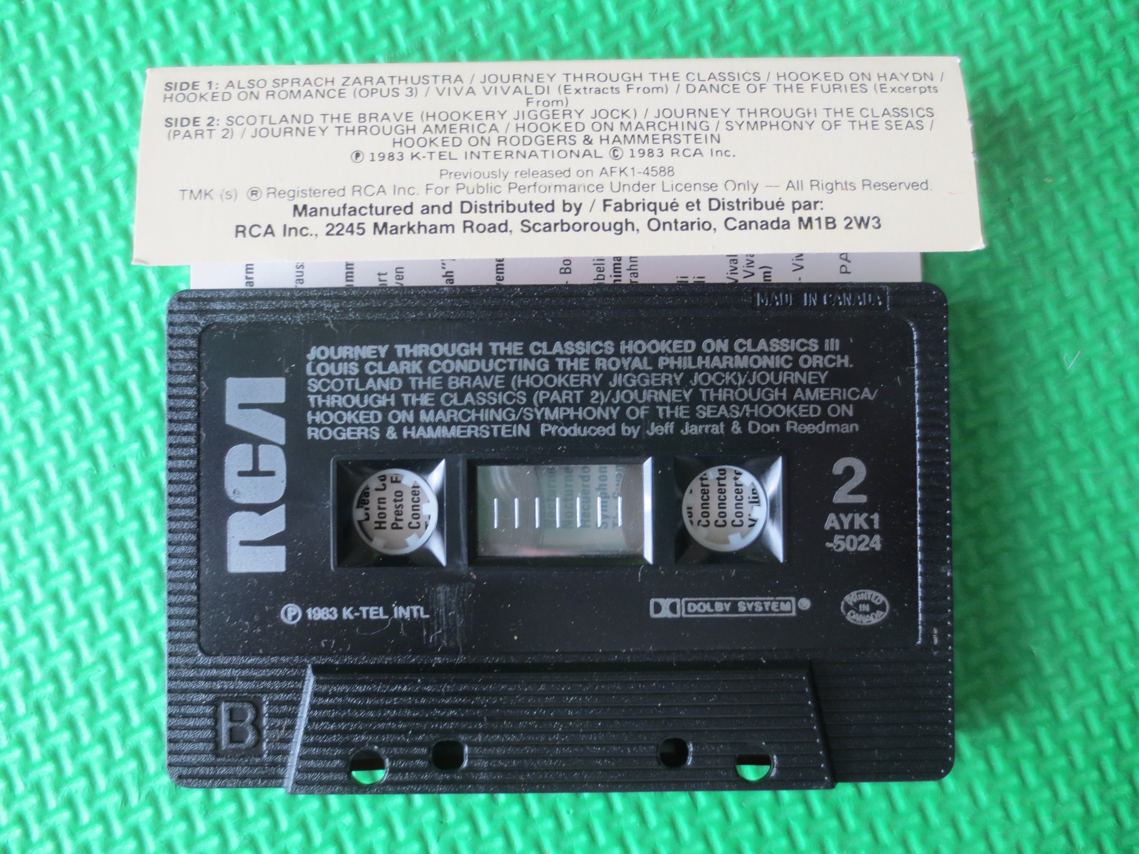 Hooked on Classics III (1983) Cassette