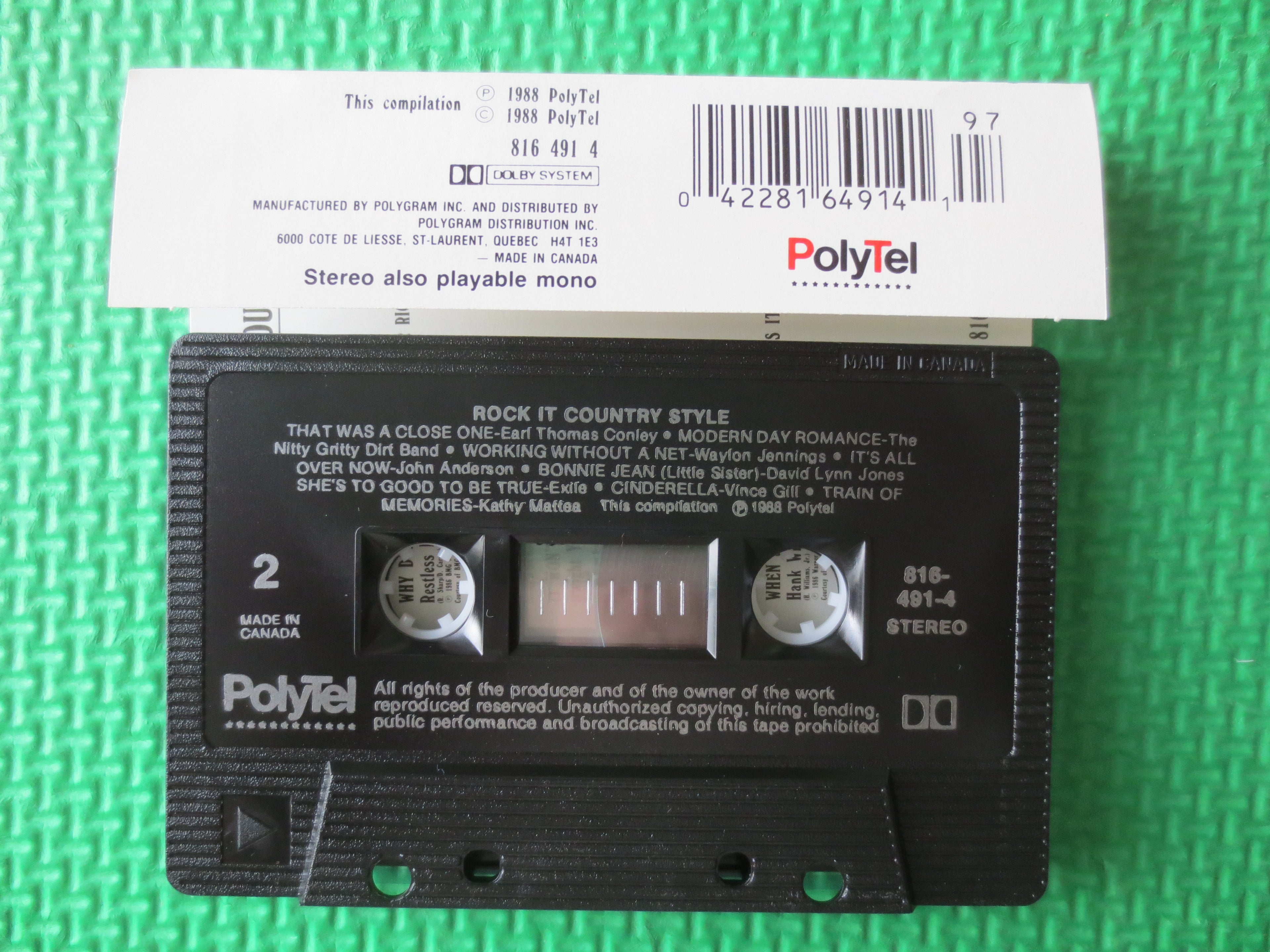 Rock It Country Style (1988) Cassette