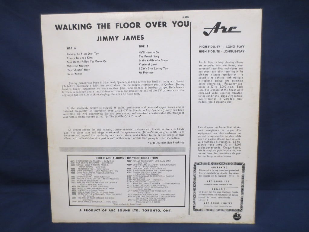 Jimmy James – Walking the Floor Over You (1964) Vinyl LP