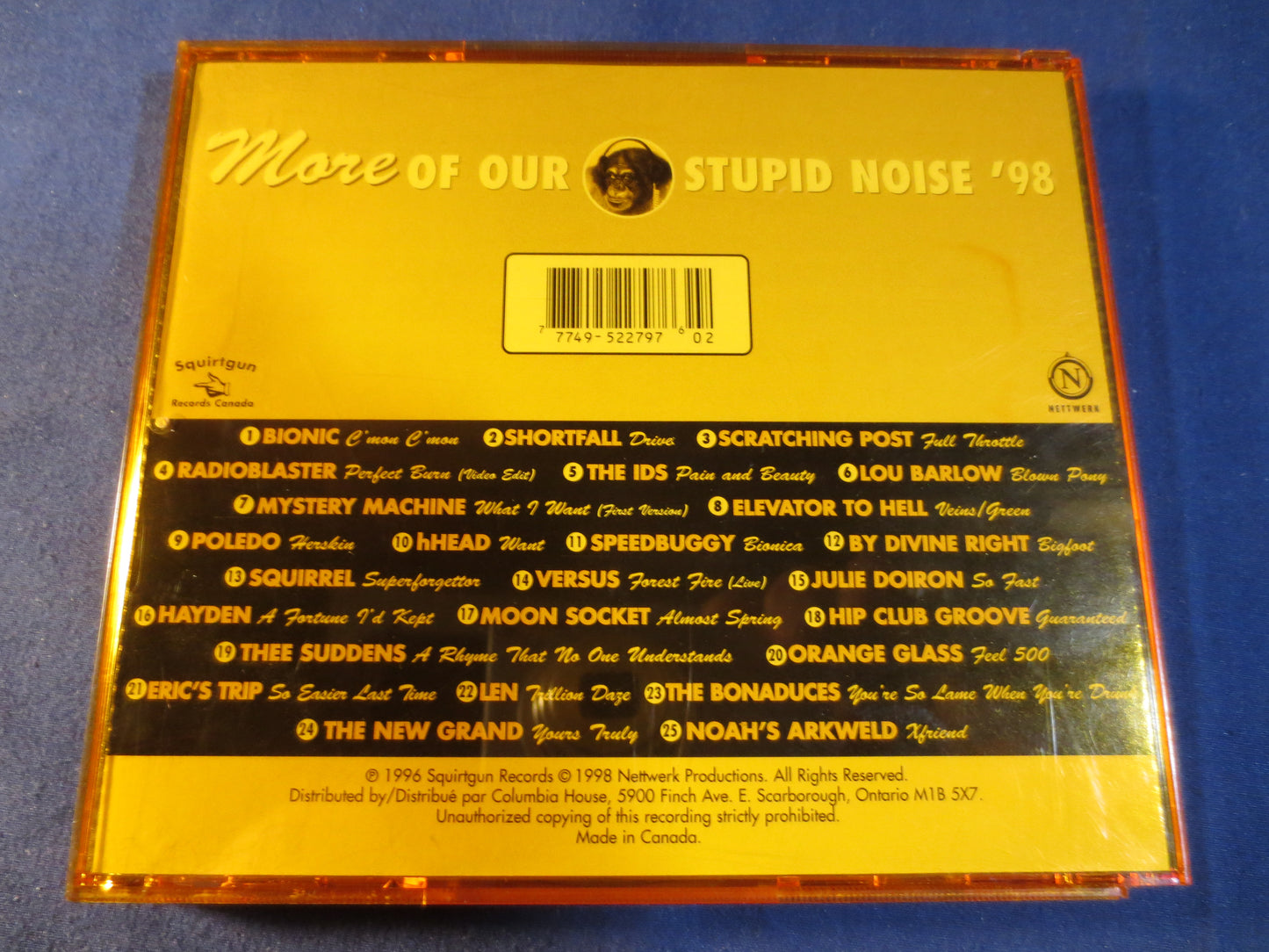 MORE STUPID NOISE, Hip Hop Cd, Rock Cd, Pop Rock Cd, Moon Socket Cd, Cds, Mystery Machine Cd, Indie Rock Cd, 1998 Compact Disc