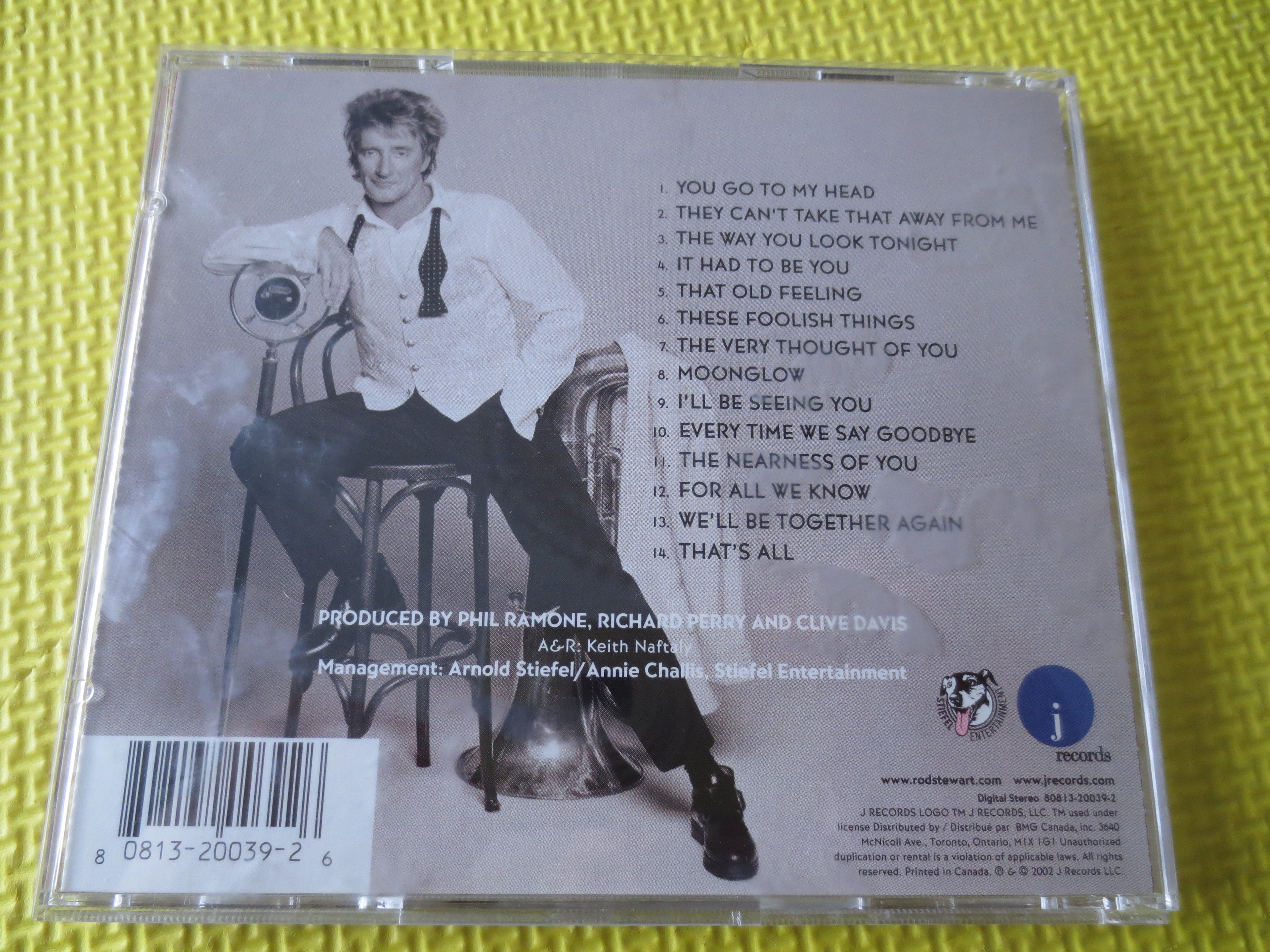 Rod Stewart – It Had to Be You… The Great American Songbook (2002) CD