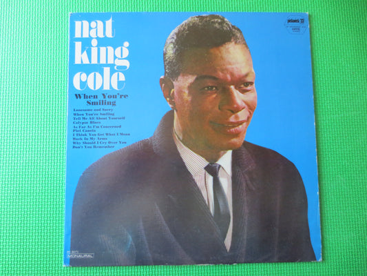 NAT KING COLE, When You're Smiling, Jazz Records, Jazz Vinyl, Vintage Vinyl, Record Vinyl, Vinyl Records, Lps, 1967 Records