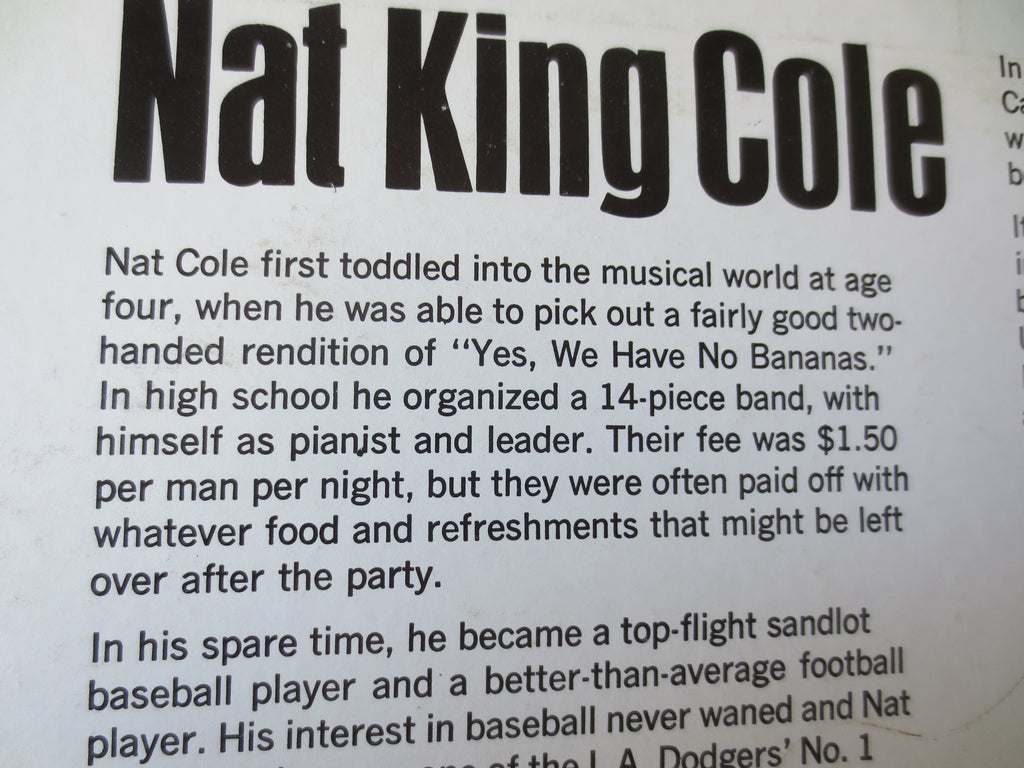 Nat King Cole – When You're Smiling (1967) Vinyl LP