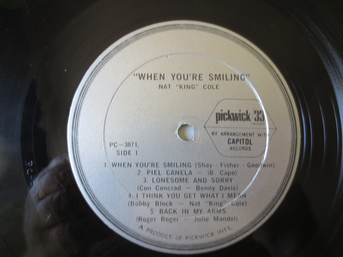 Nat King Cole – When You're Smiling (1967) Vinyl LP
