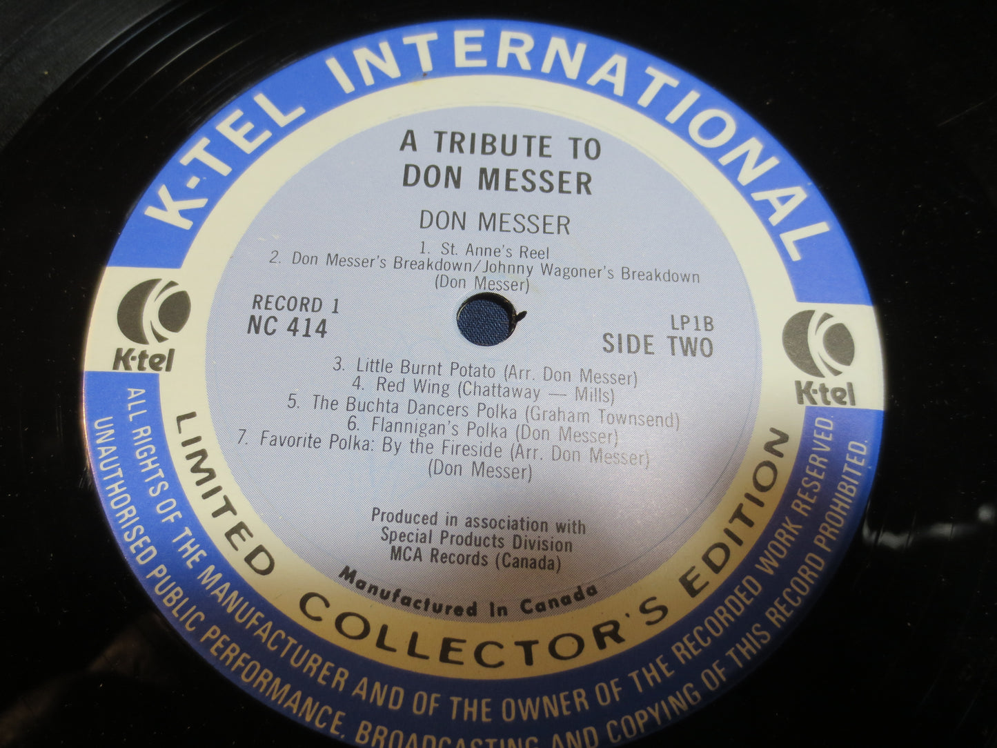 DON MESSER'S JUBILEE, Fiddle Records, Fiddle Albums, Folk Records, Folk Vinyl, Country Records, Country Vinyl, Vinyl Lp