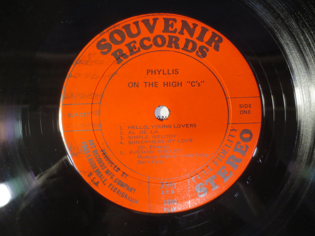 Phillis on the High C's – Souvenir (1973) Vinyl LP