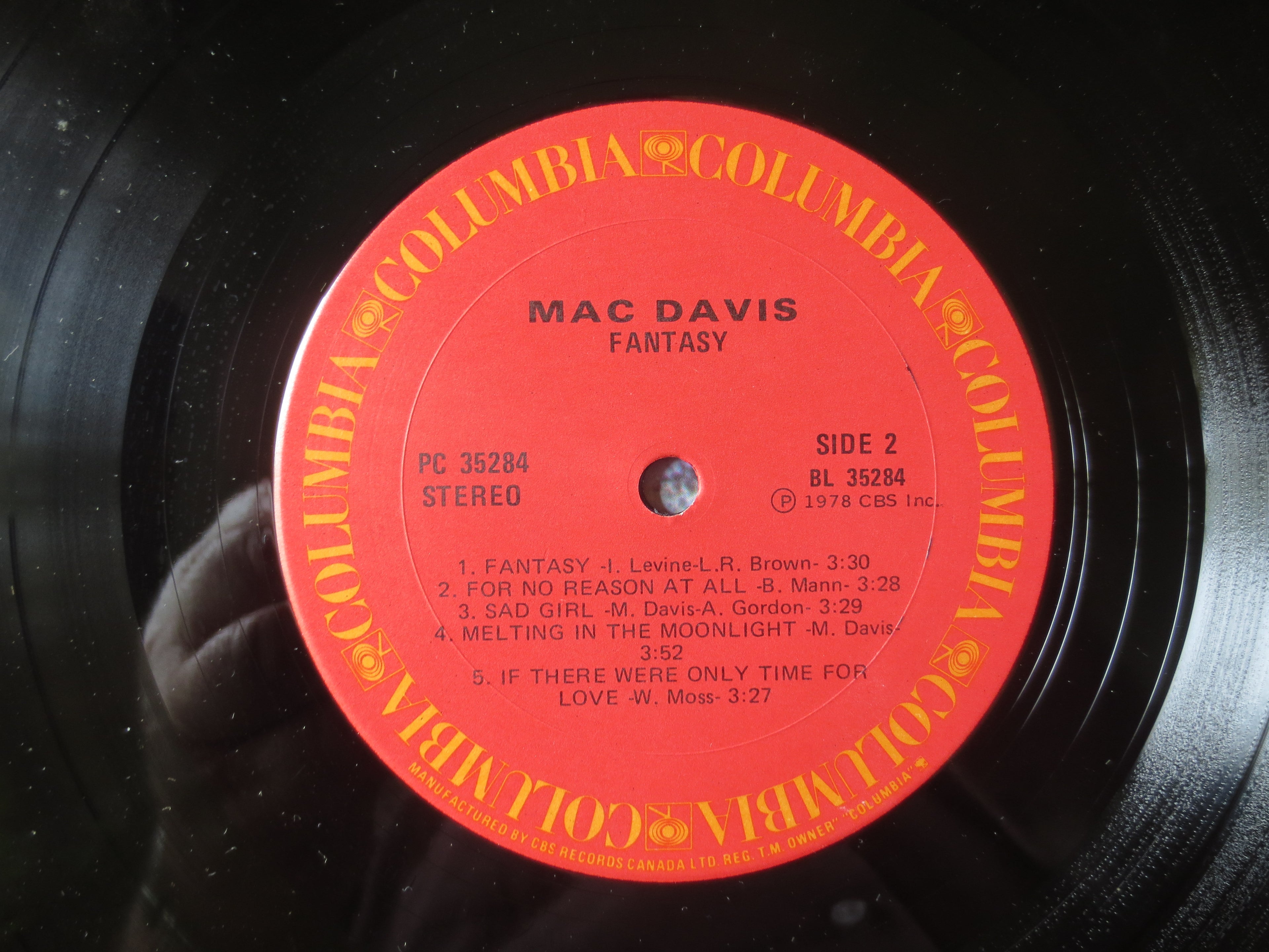 Mac Davis – Fantasy (1978) Vinyl LP