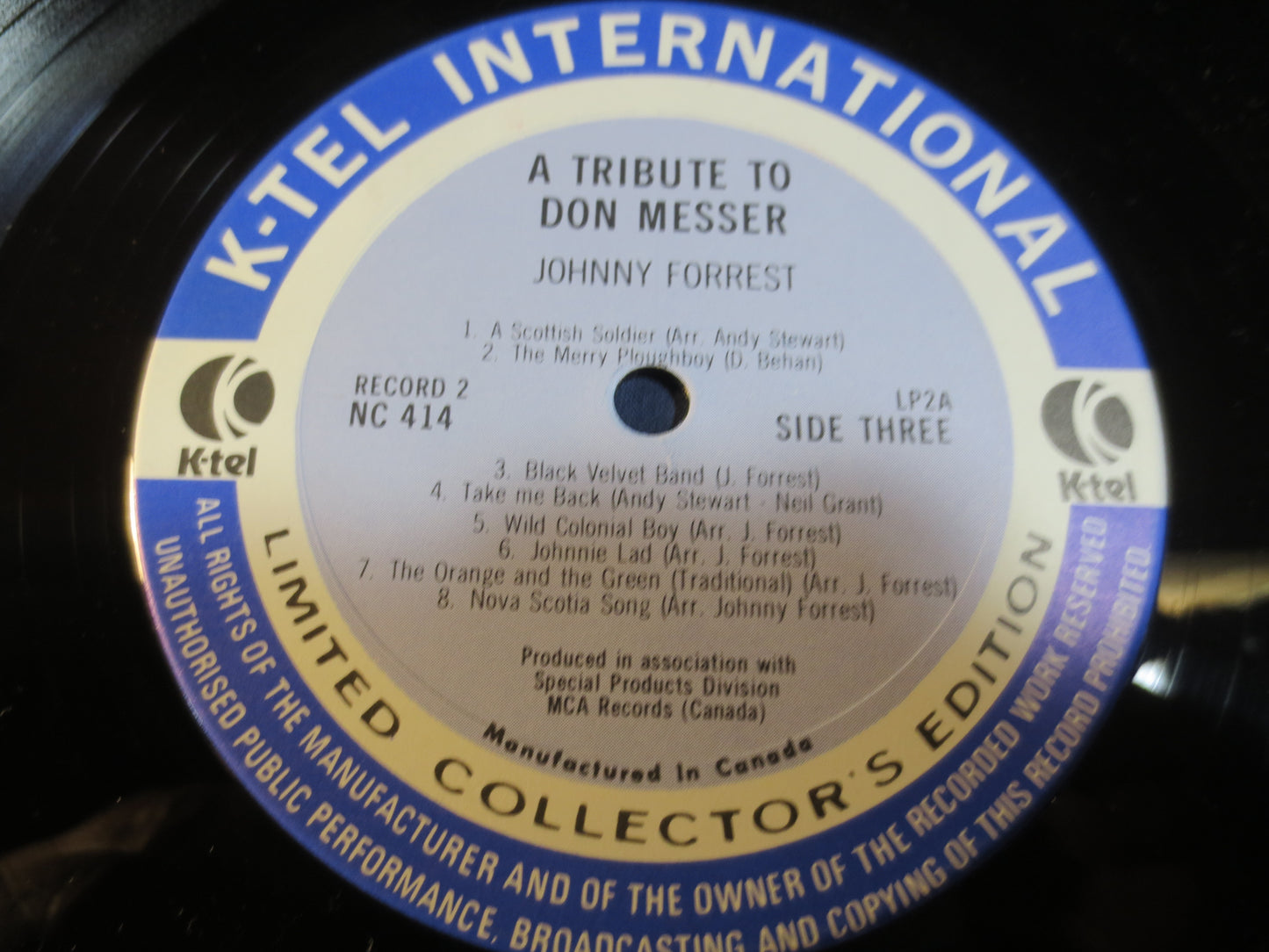 DON MESSER'S JUBILEE, Fiddle Records, Fiddle Albums, Folk Records, Folk Vinyl, Country Records, Country Vinyl, Vinyl Lp