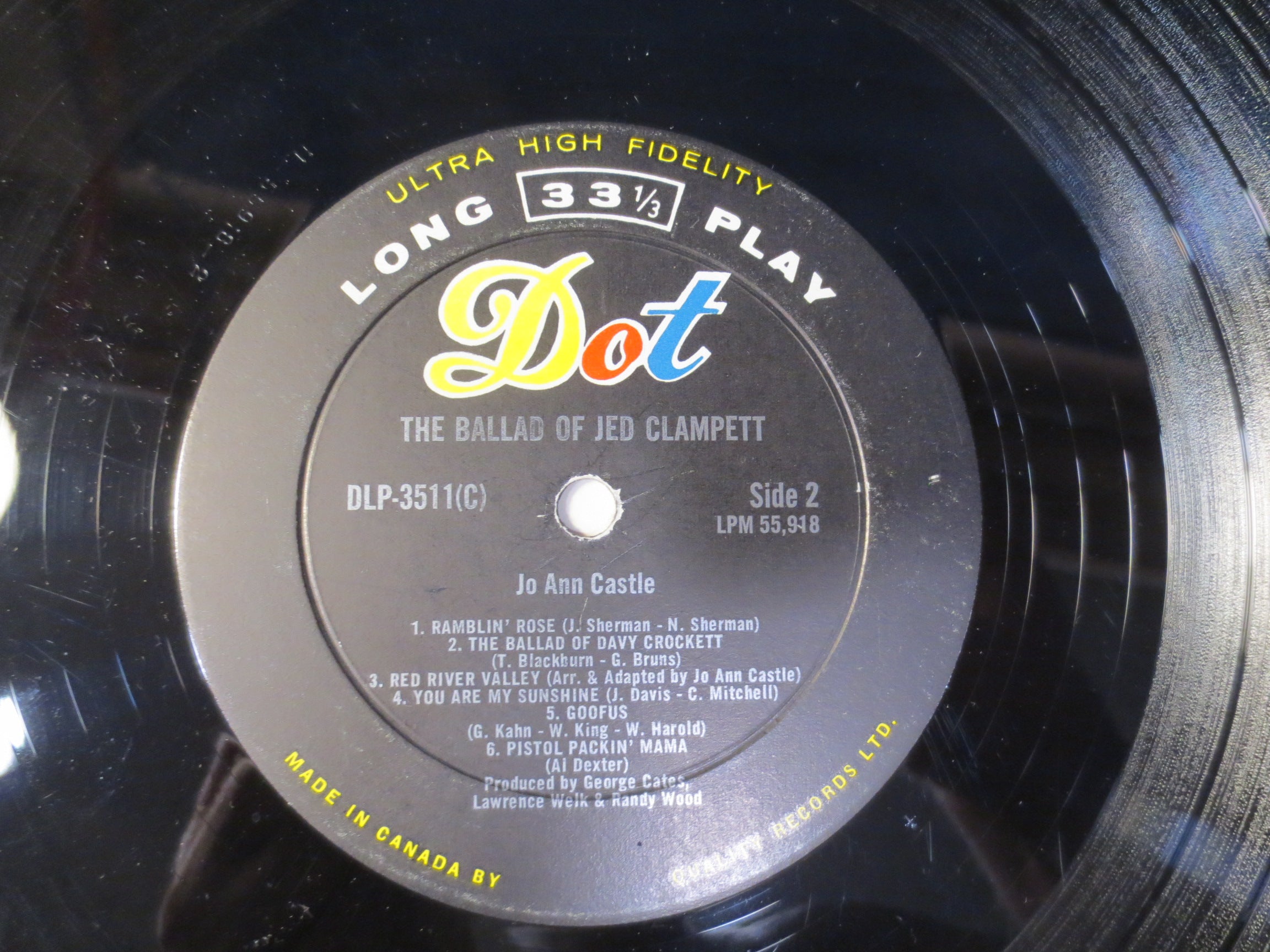 Jo Ann Castle – Ballad of Jed Clampett (1963) Vinyl LP