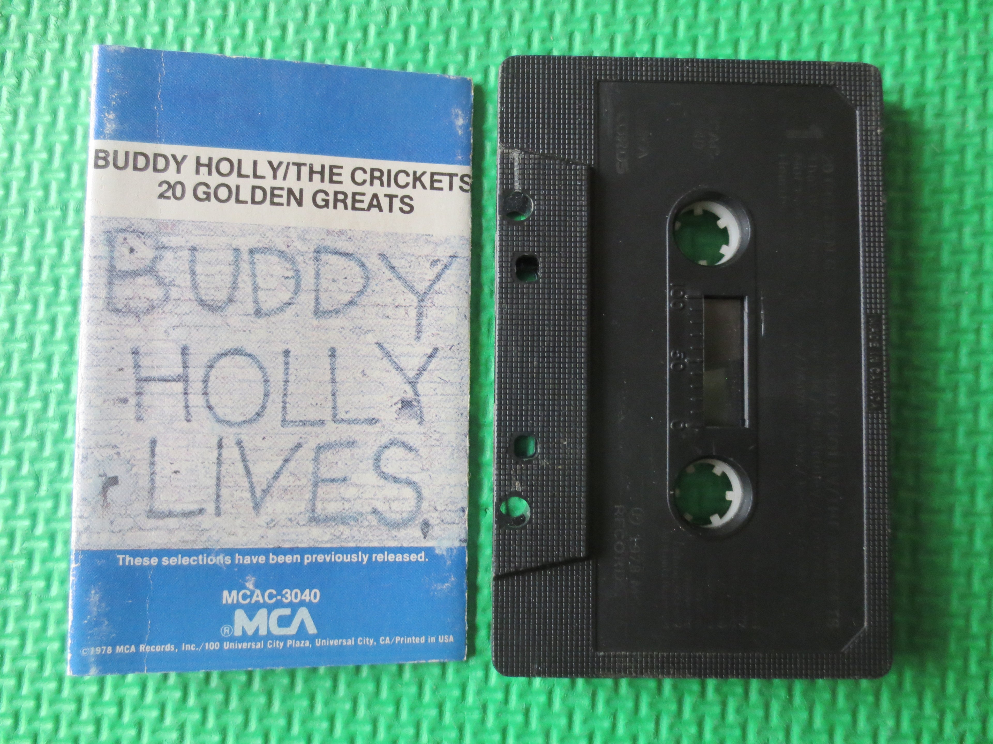 Buddy Holly – 20 Golden Greats (1978) Cassette