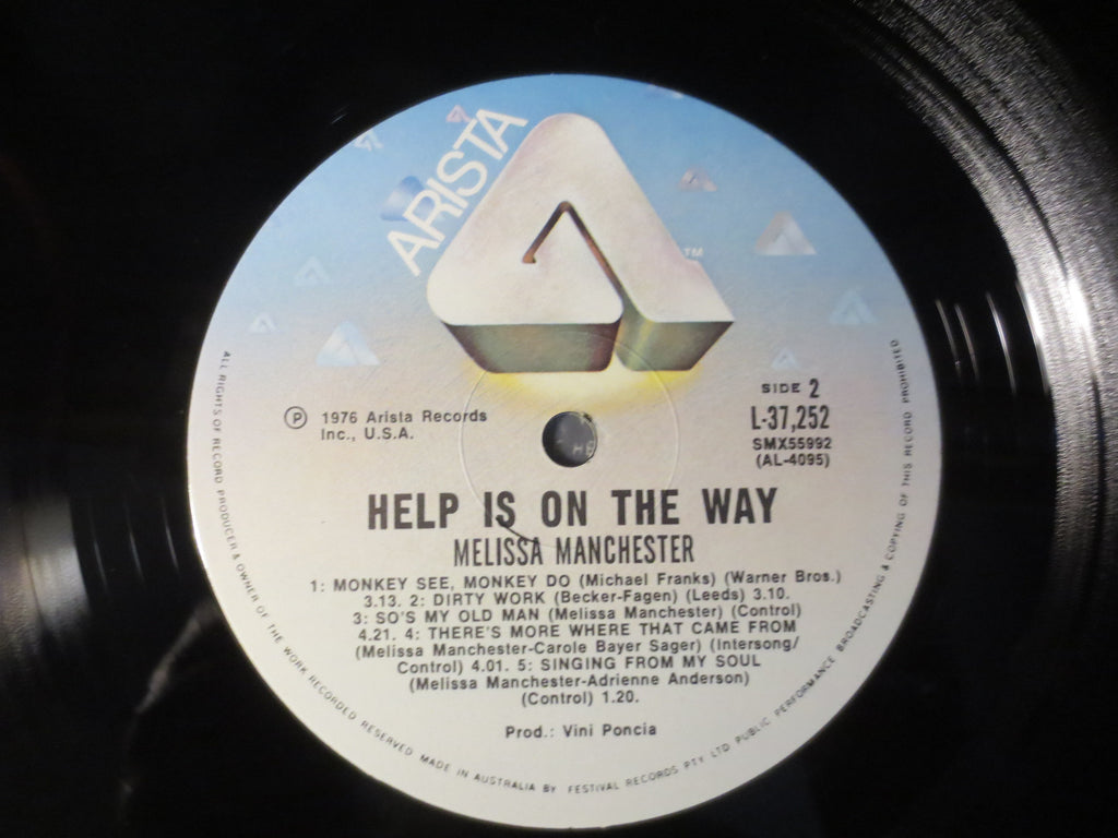 Melissa Manchester – Help Is on the Way (1976) Vinyl LP