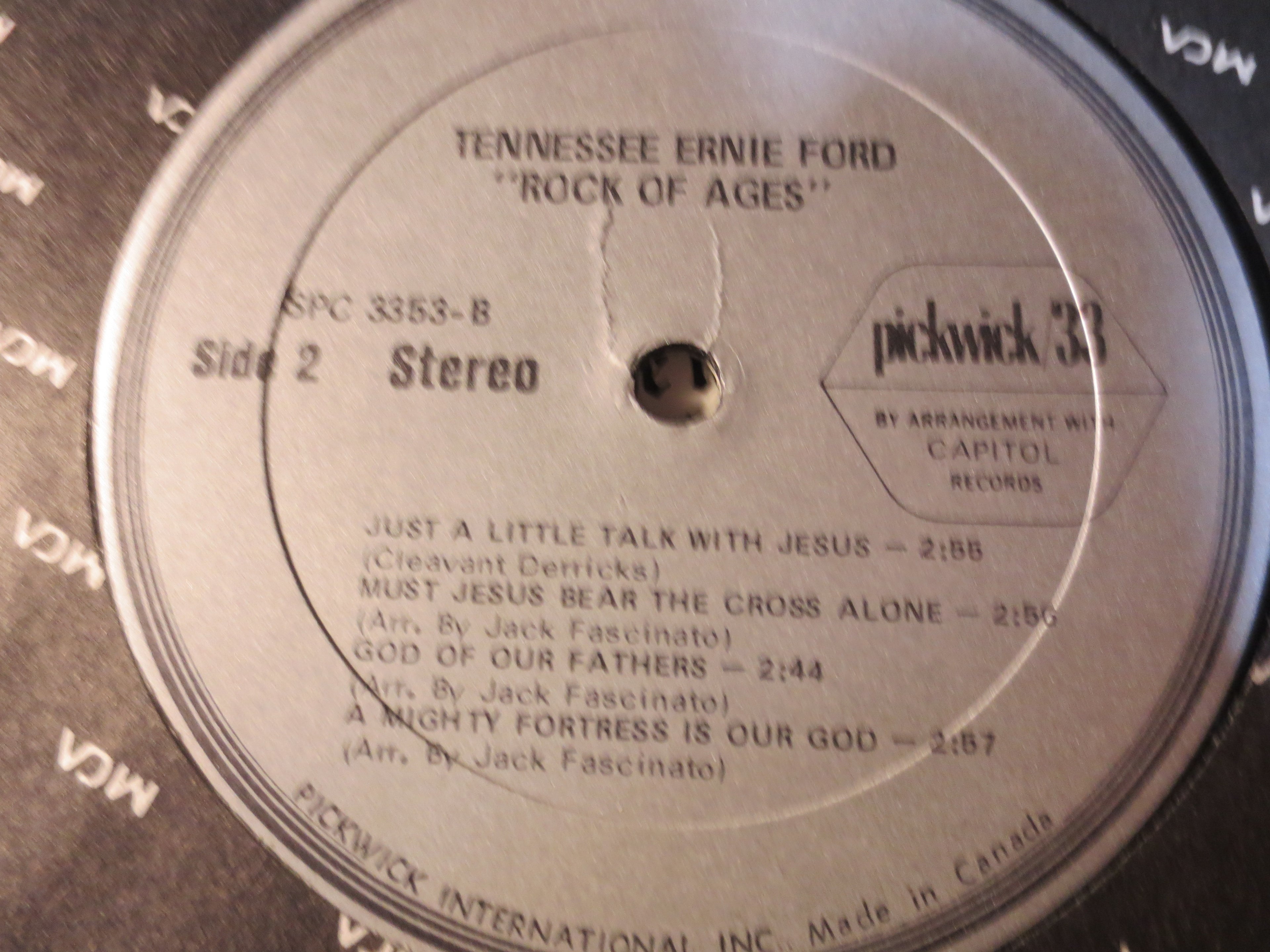 Tennessee Ernie Ford – Rock of Ages (c.1972) Vinyl LP