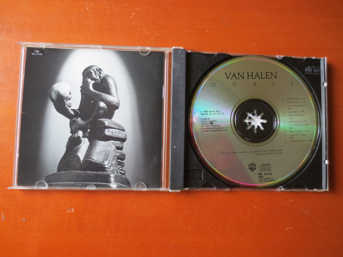VAN HALEN Cd, Van Halen MUSIC, Ou812 Cd, Rock Music Cd, Pop Cd, Vintage Rock Cd, Cd Rock, Vintage Van Halen, 1988 Compact Disc