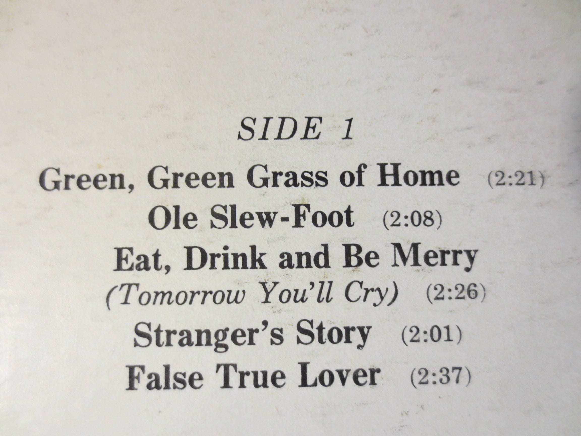 Porter Wagoner – Green, Green Grass of Home (1967) Vinyl LP