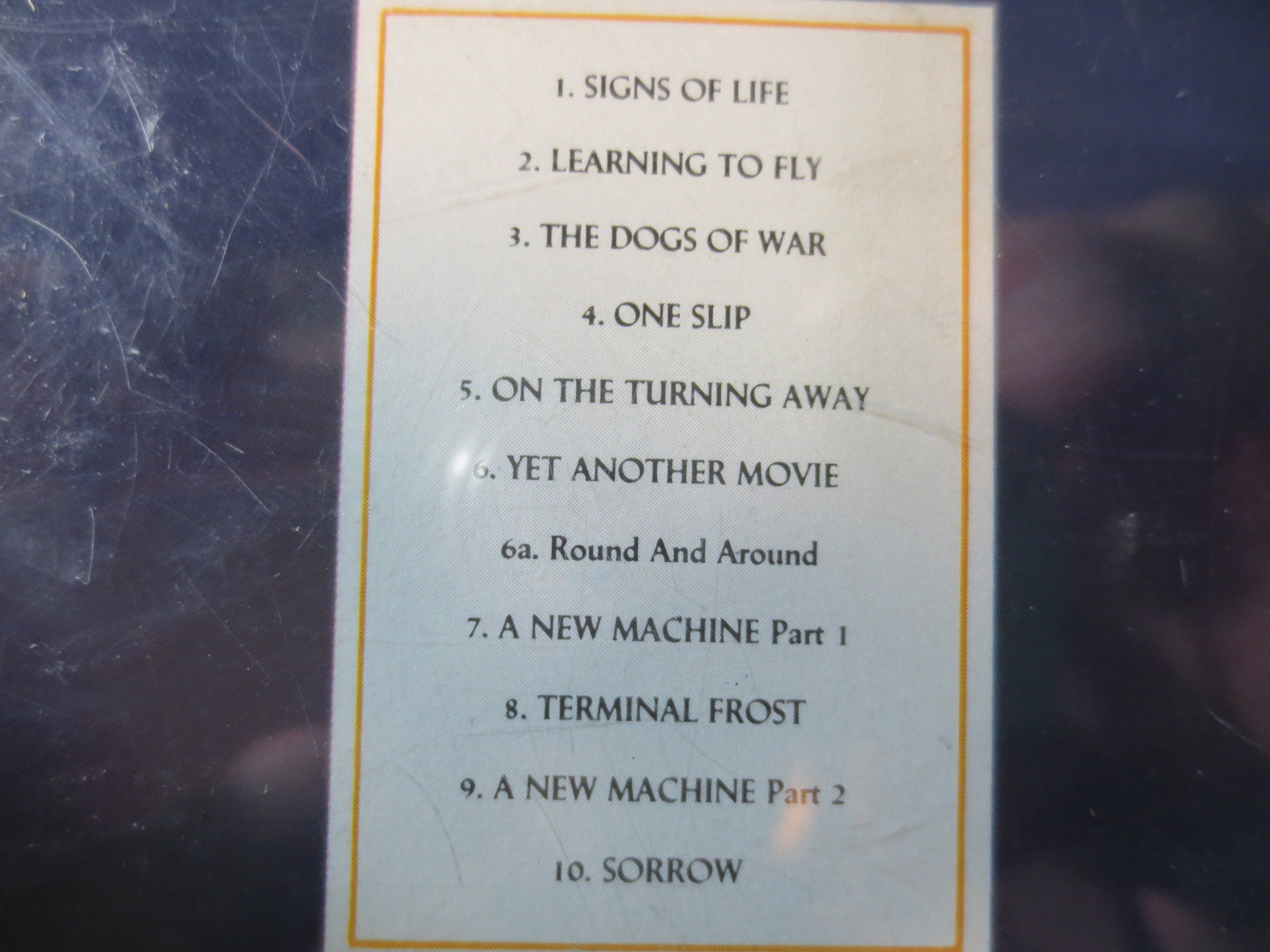 Pink Floyd – A Momentary Lapse of Reason (1987) CD