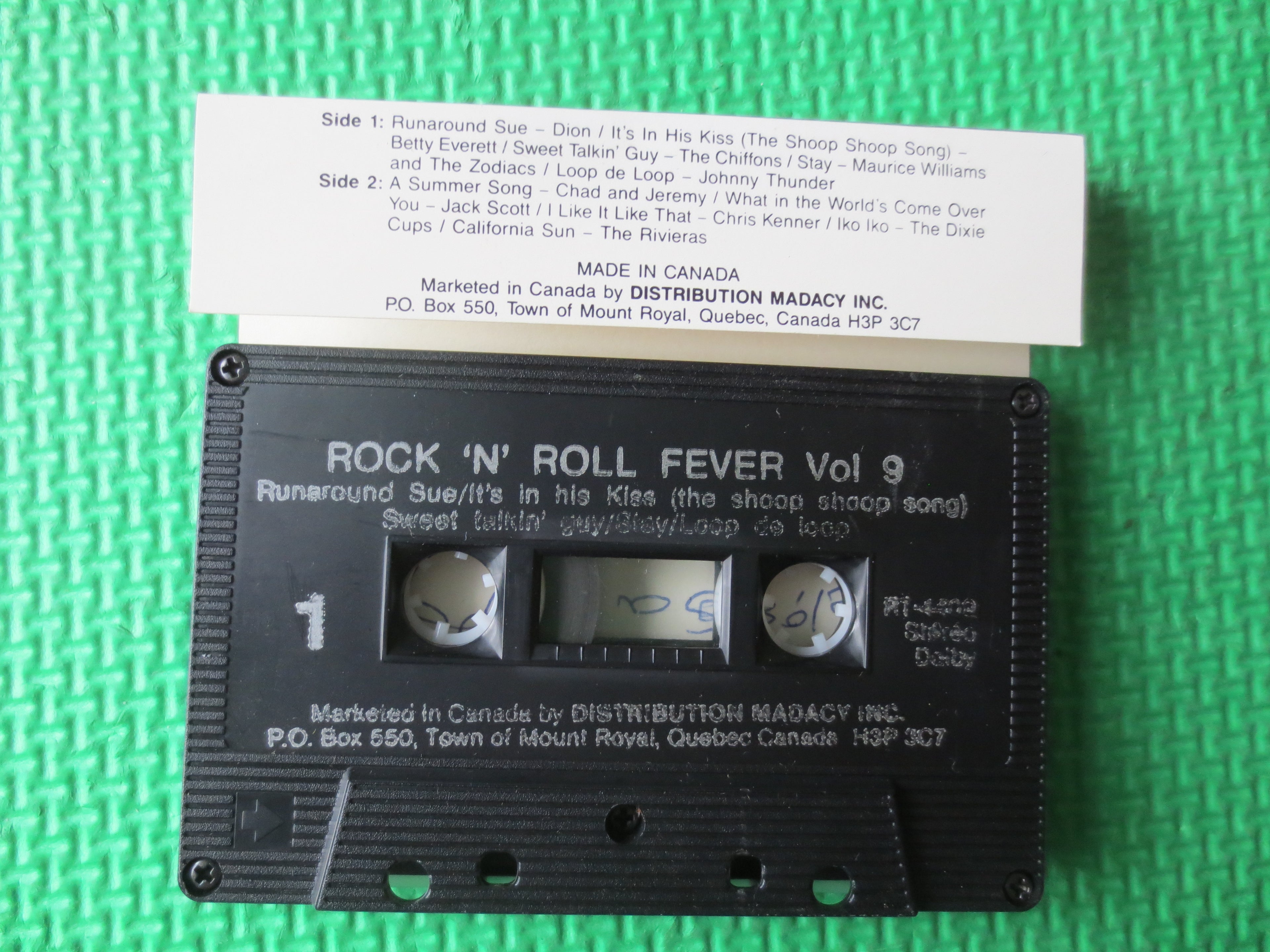 Rock and Roll Vol. 9 – Fever of the 60s (1975) Cassette