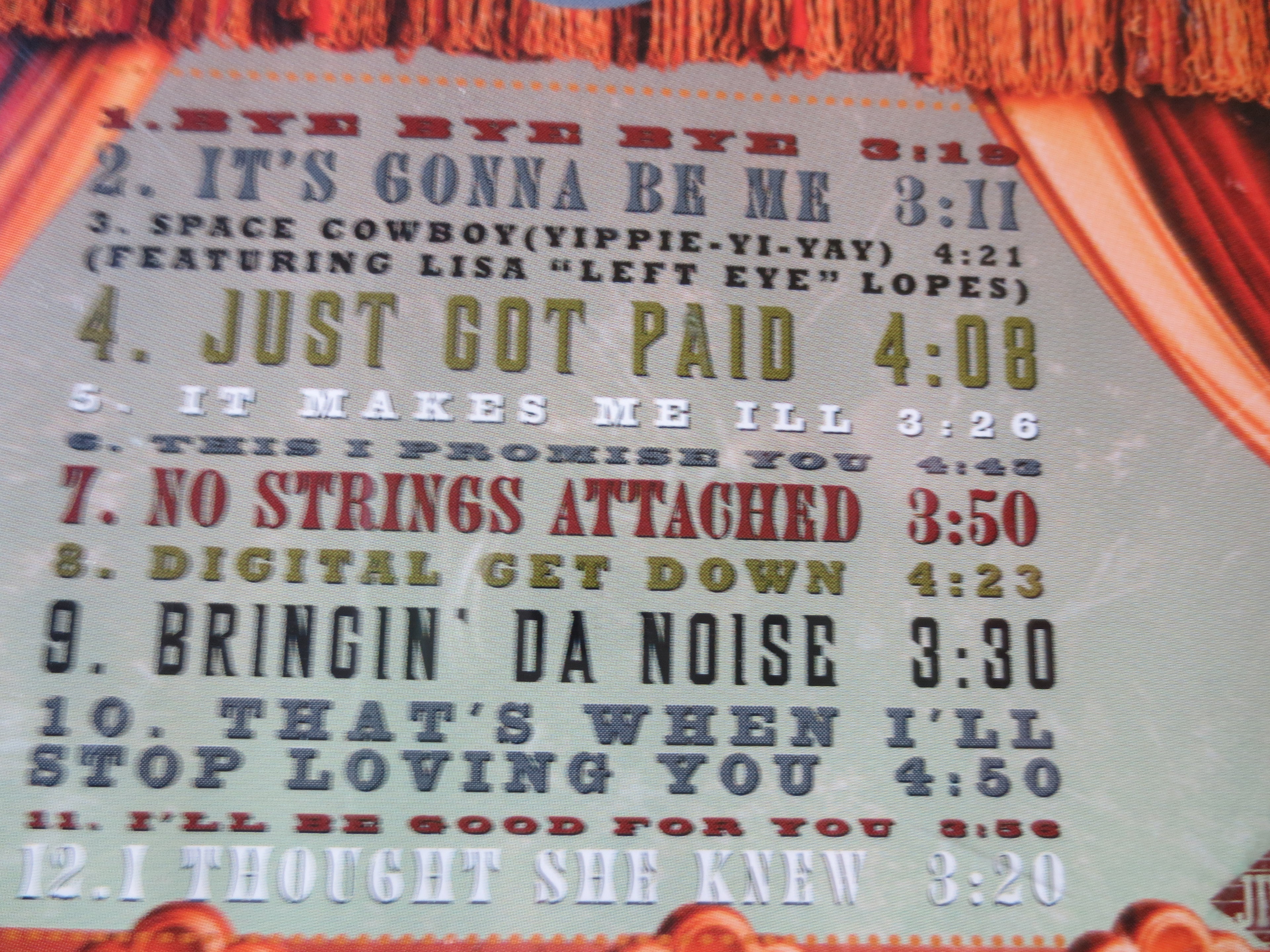 NSYNC – No Strings Attached (2000) CD