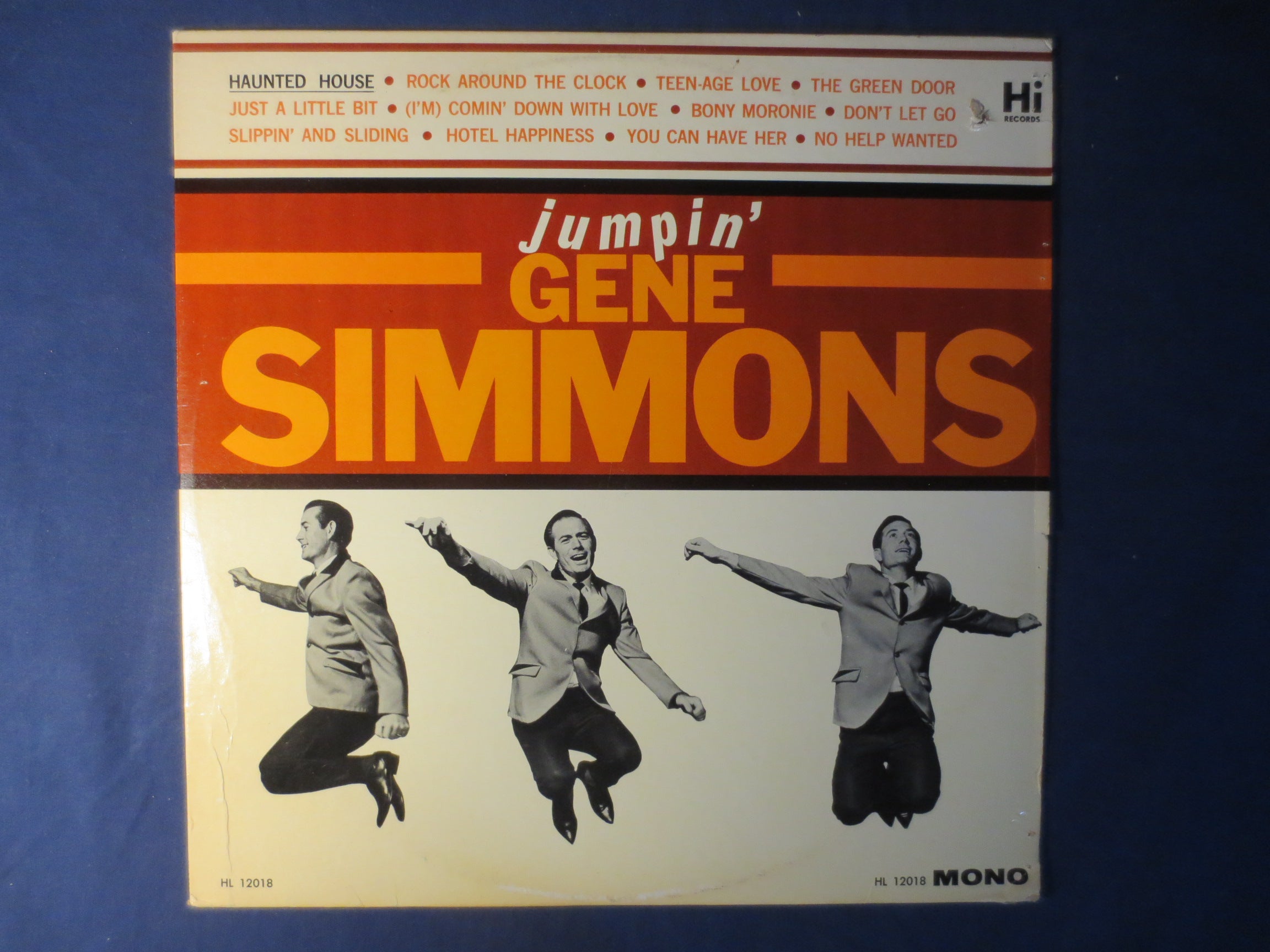 Jumpin' Gene Simmons – Jumpin' Gene Simmons (1964) Vinyl LP