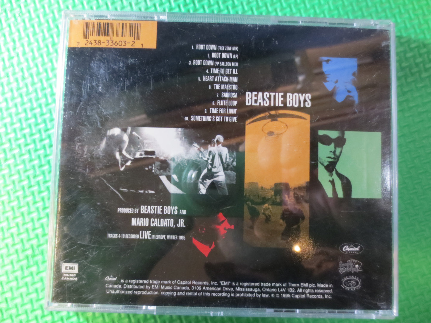 The BEASTIE BOYS, ROOT Down, Beastie Boys Cd, Beastie Boys Lp, Music Cd, Rock Cd, Pop Music Cd, 1995 Compact Disc