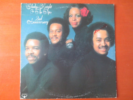 GLADYS KNIGHT, and the PIPS, 2nd Anniversary, Vintage Vinyl, Gladys Knight Album, Record Vinyl, Vinyl Records, 1975 Records