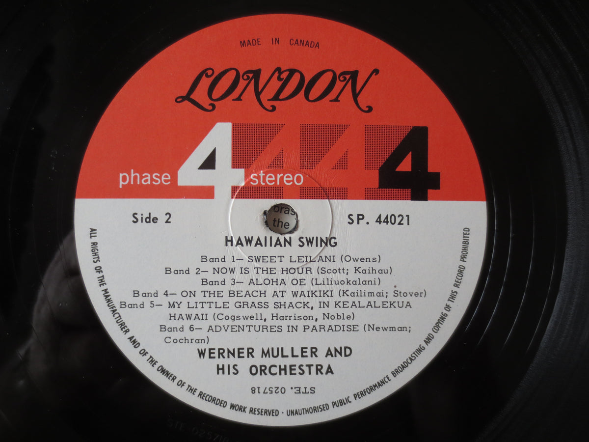 Werner Müller – Hawaiian Swing (1963) Vinyl LP