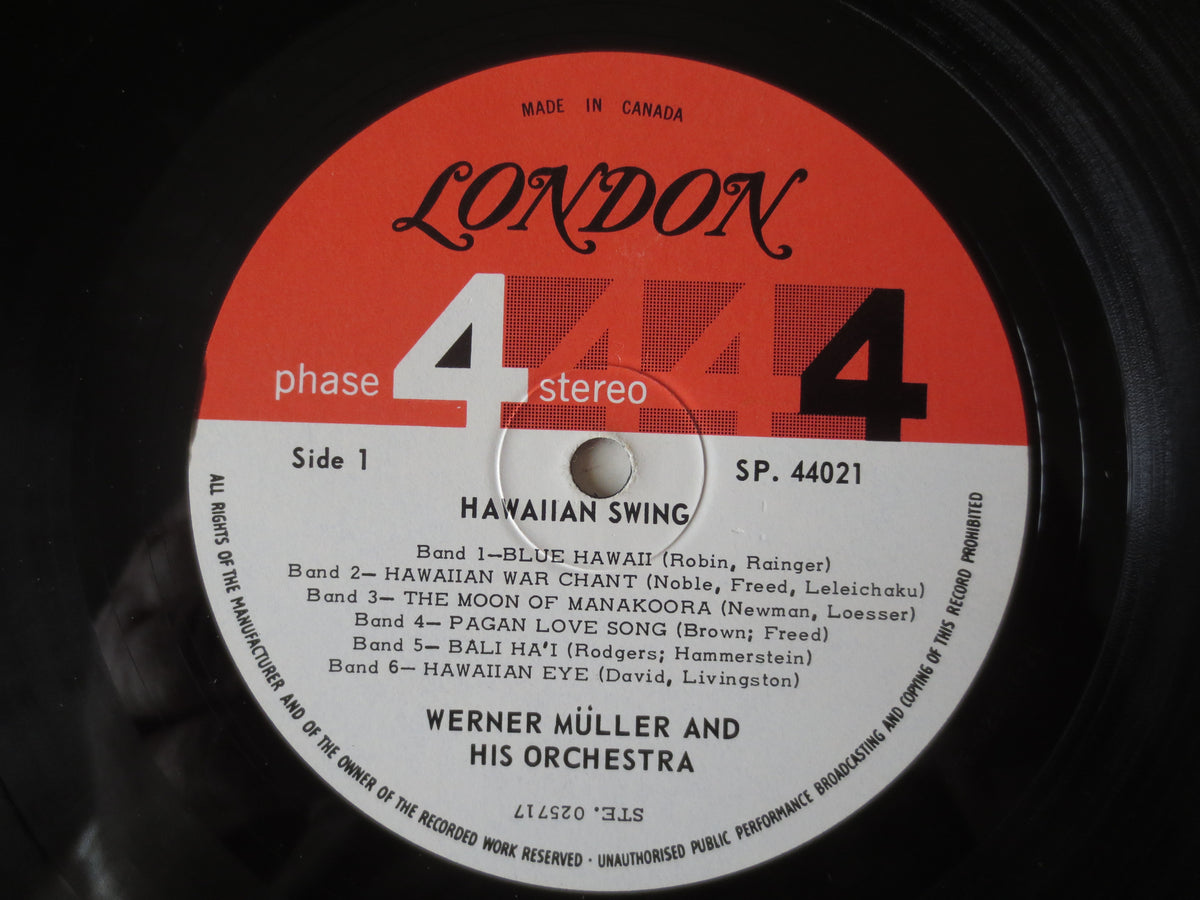 Werner Müller – Hawaiian Swing (1963) Vinyl LP